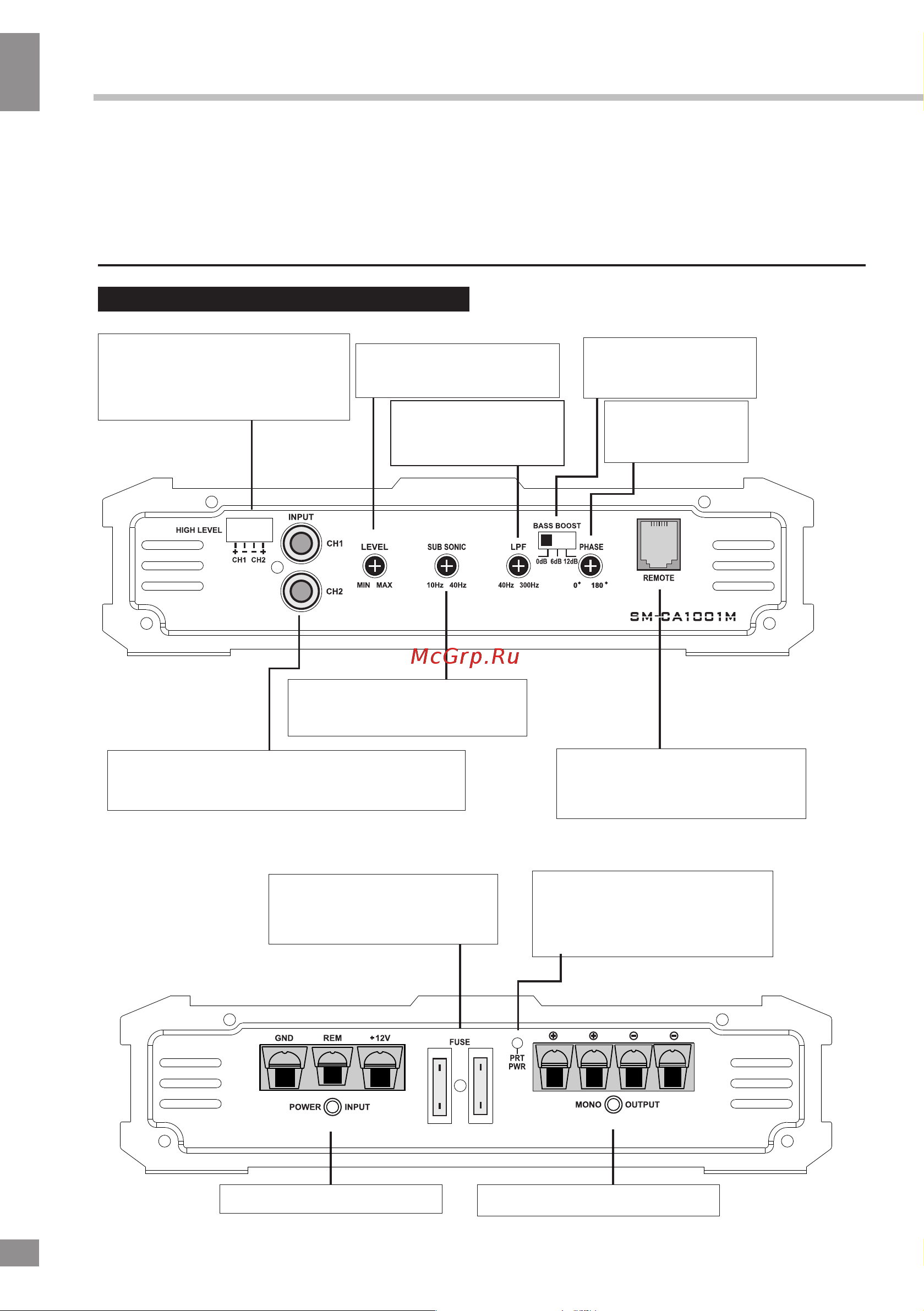 Soundmax SM-CA1001M(чёрный) [7/18] Руководство по эксплуатации