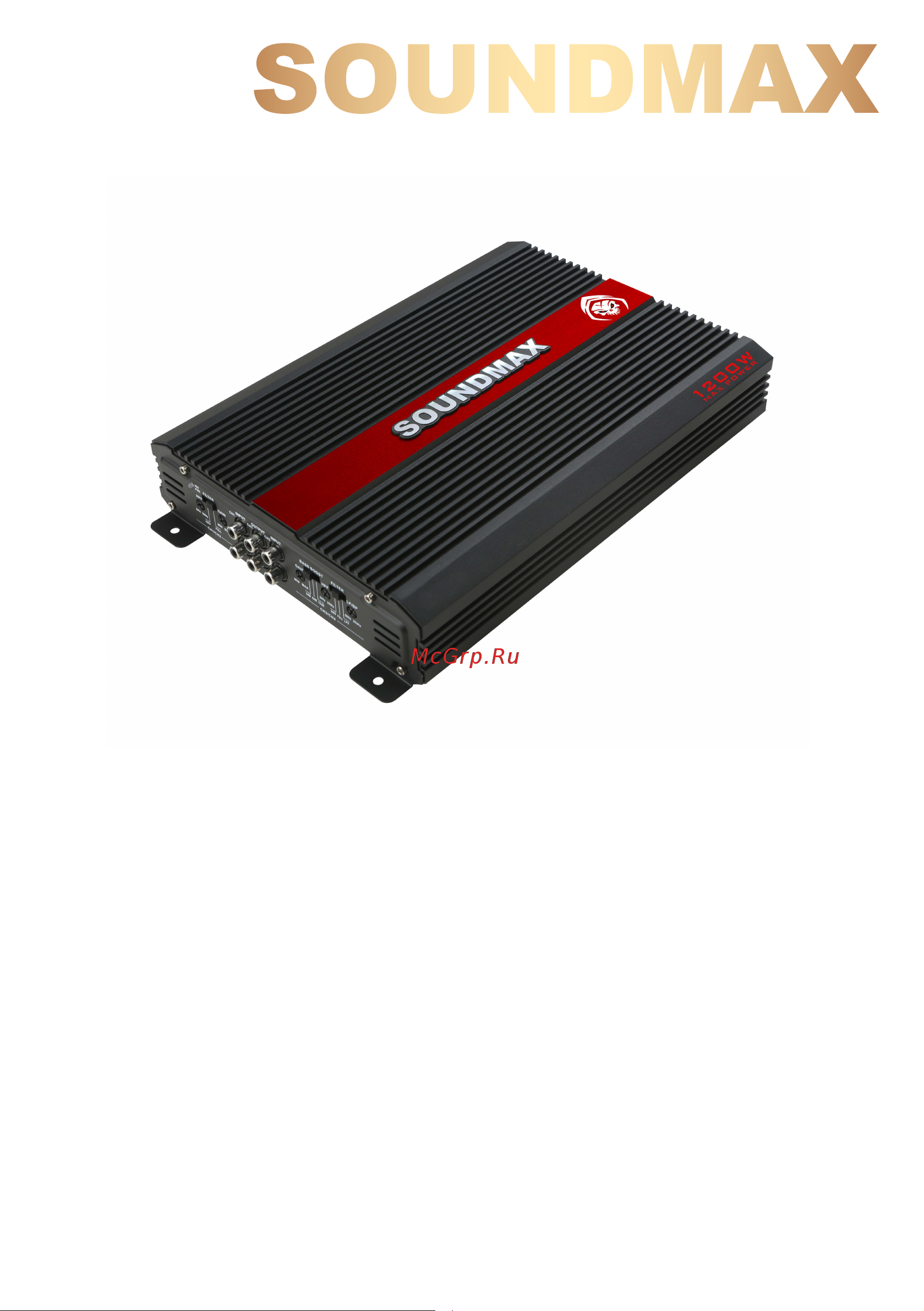 Soundmax SM-CA4001S(чёрный) Руководство по эксплуатации онлайн
