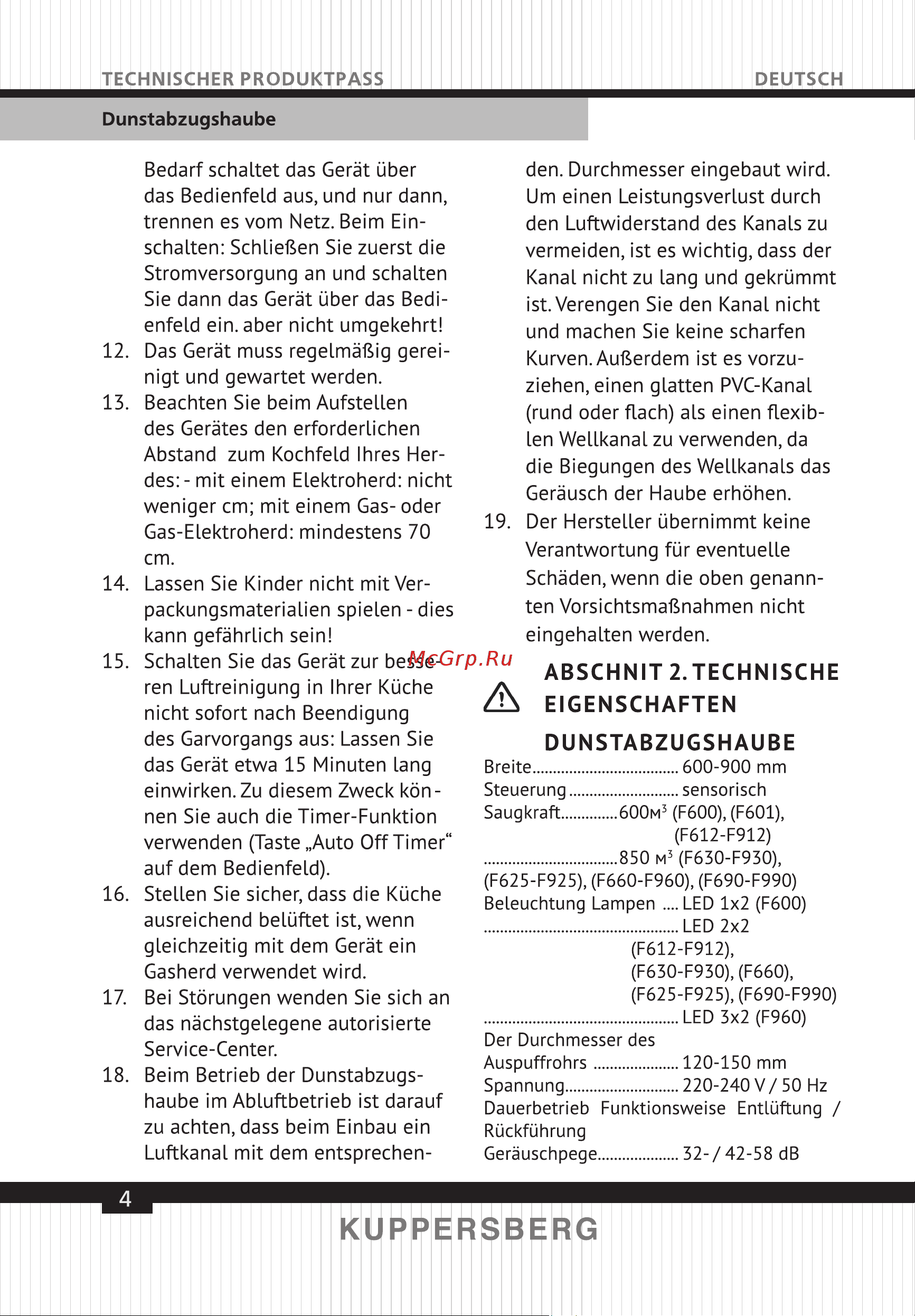 Kuppersberg F 693 [4/43] Sayfa 4