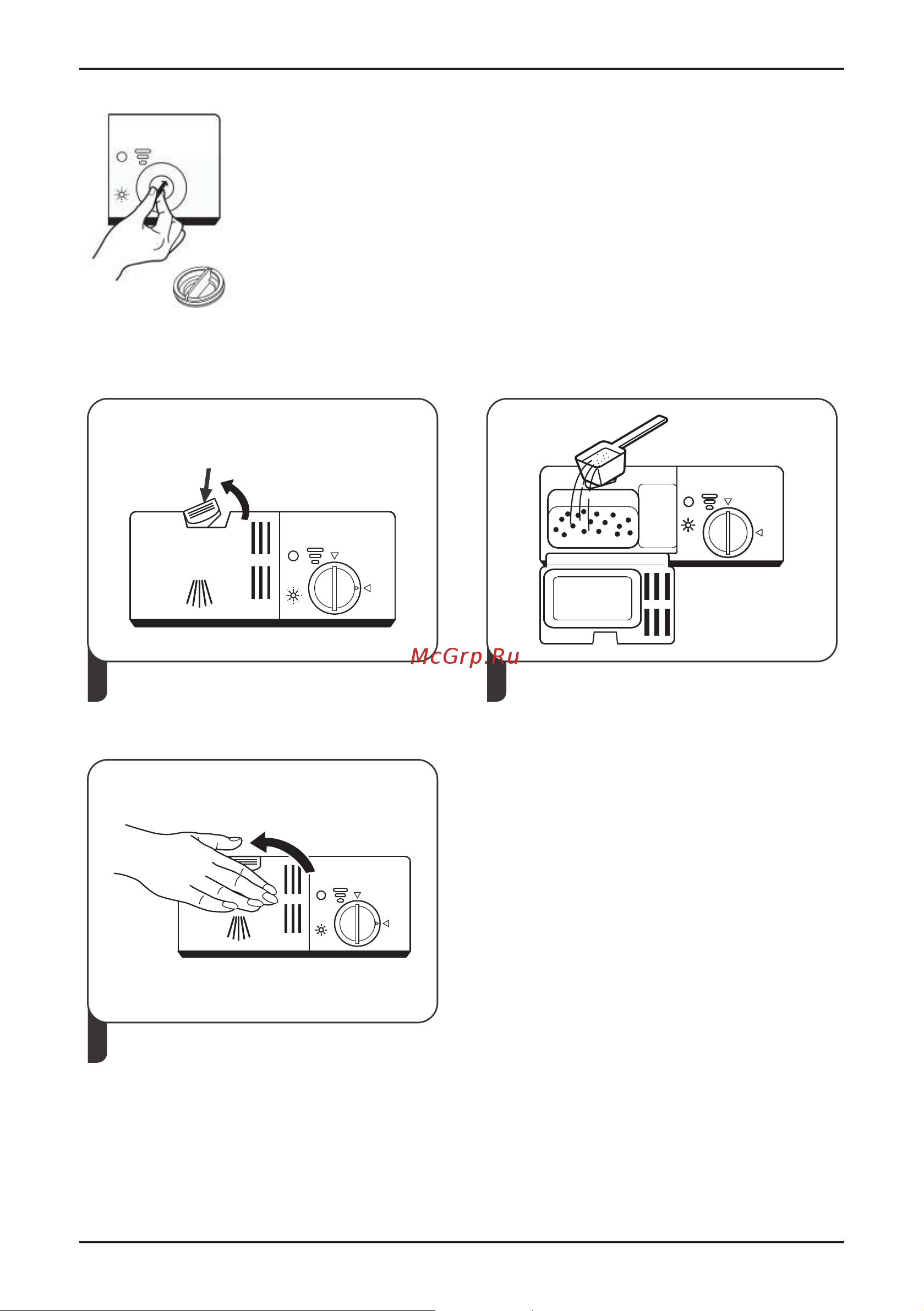 Korting KDF 2015 W [29/40] Filling the detergent dispenser
