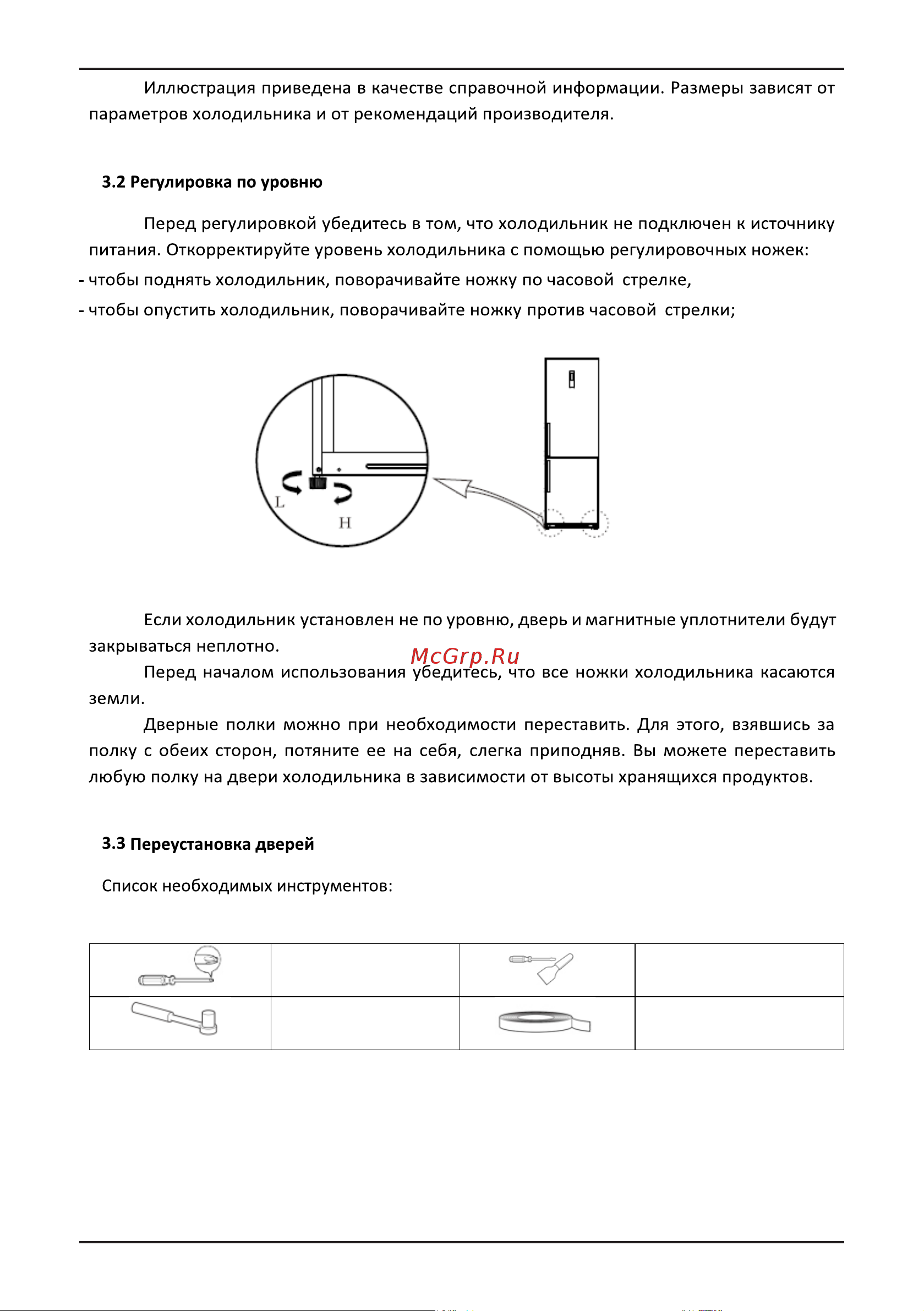 Korting KNFC 62029 XN [7/23] Выключите холодильник из сети и удалите все предметы из дверных полок как и сами