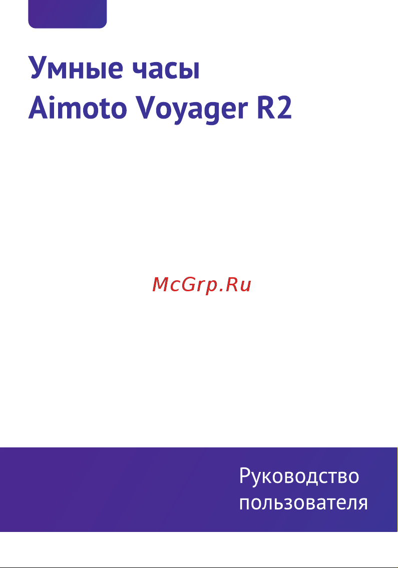 Aimoto Voyager R2 Руководство по эксплуатации онлайн