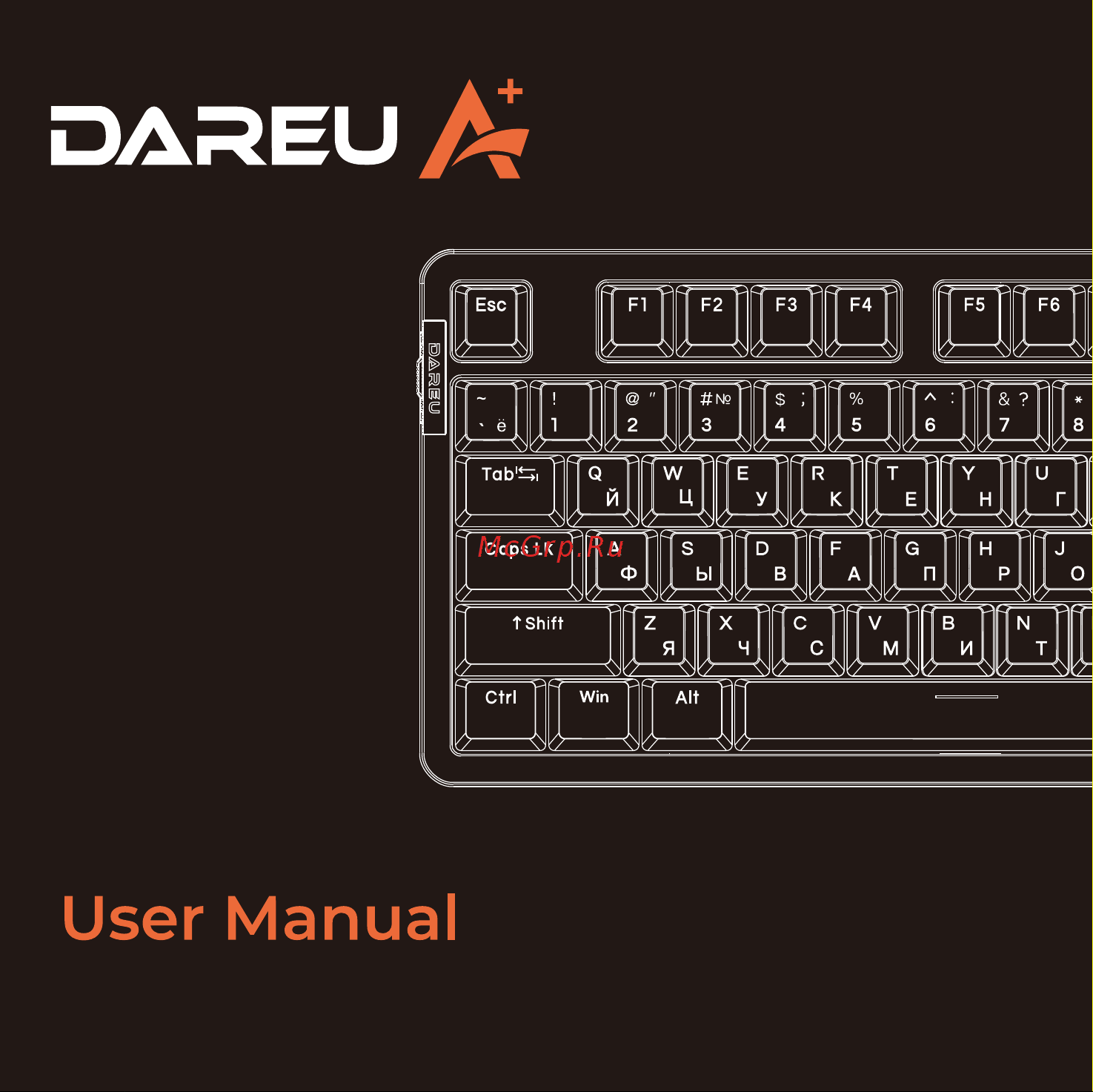 Dareu A87X Black/White Руководство по эксплуатации онлайн