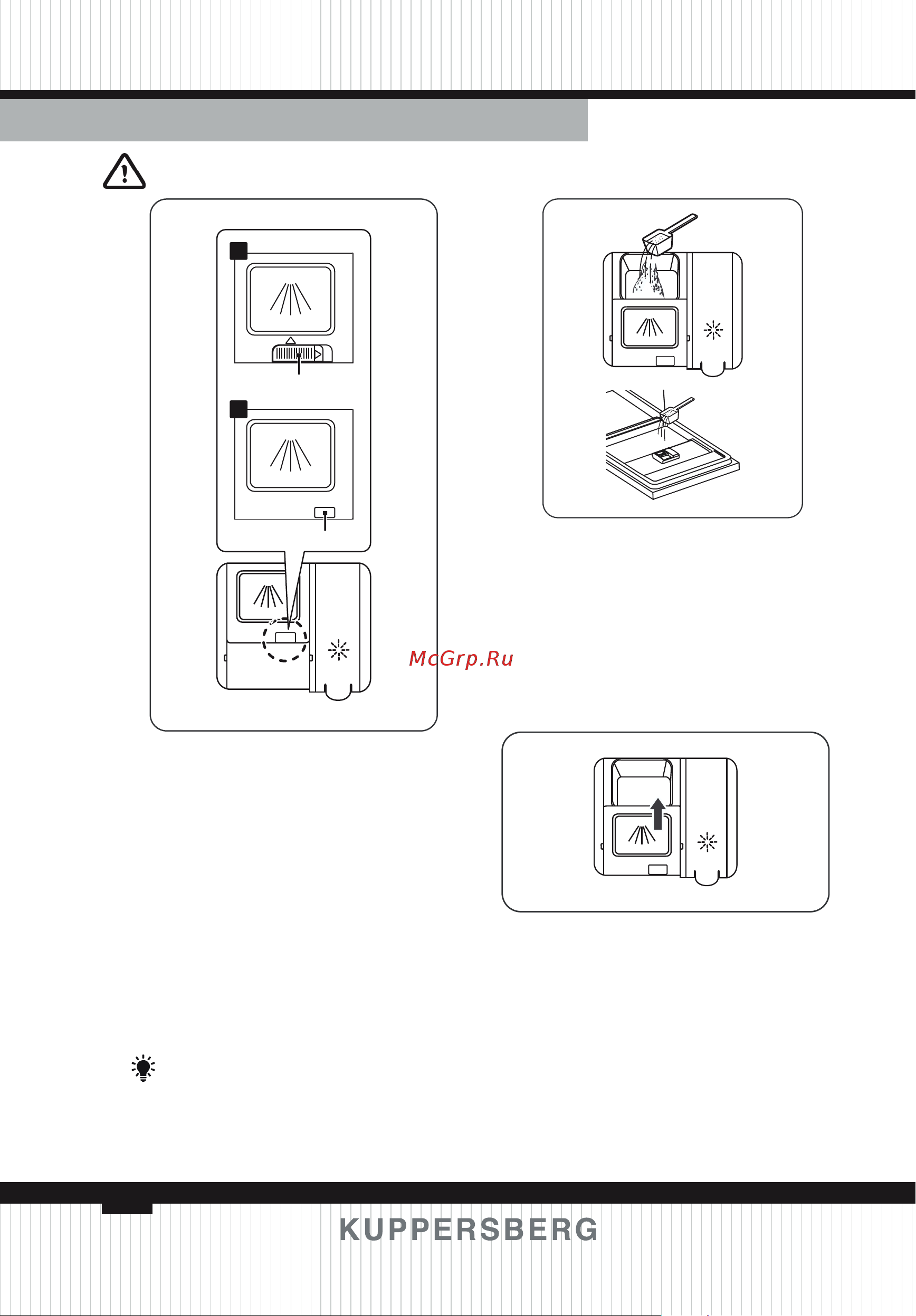 Kuppersberg GFM 4573 [88/152] Filling the detergent dispenser