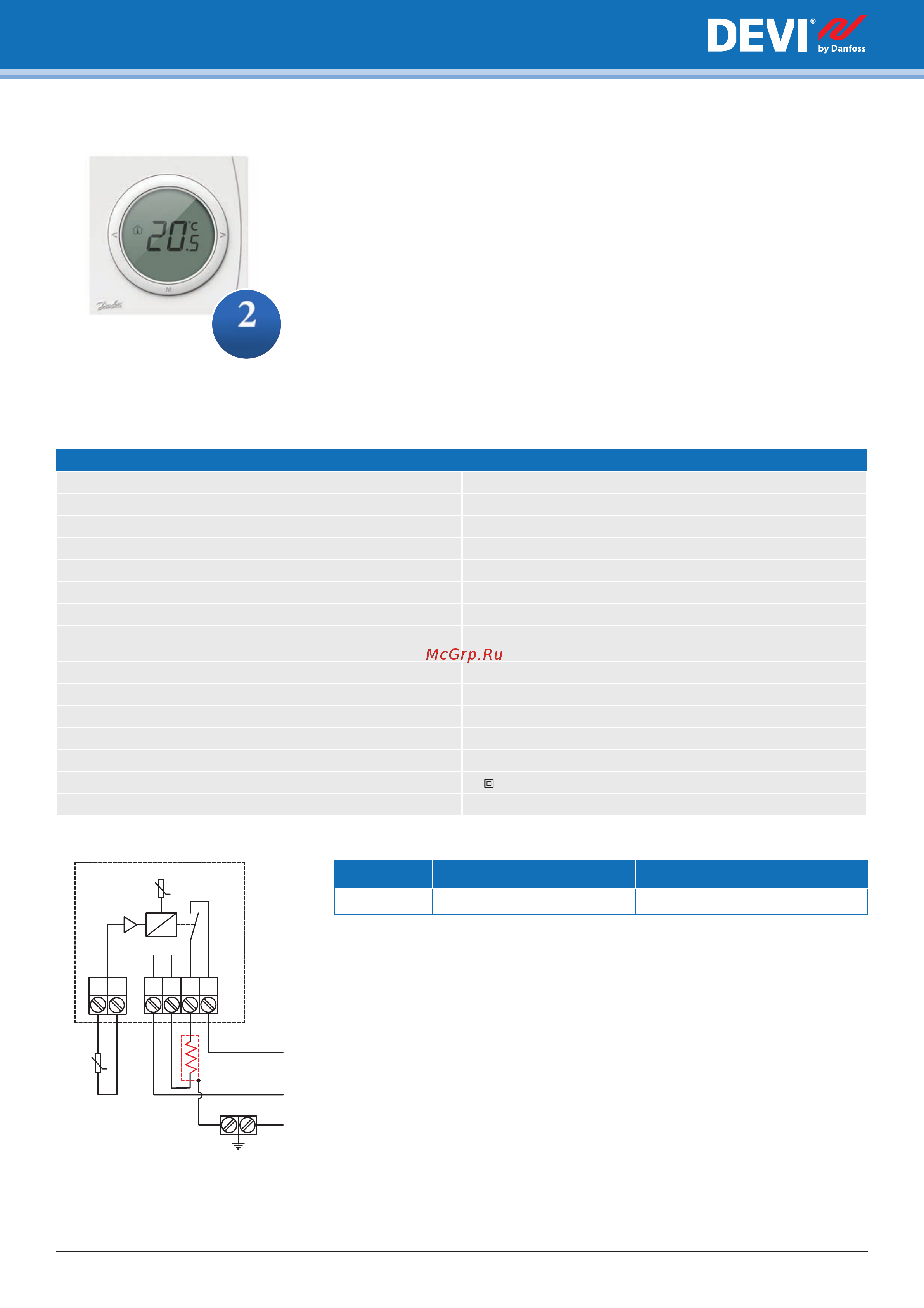 Devi 140F1064R [60/76] Терморегулятор danfoss ectemp next plus