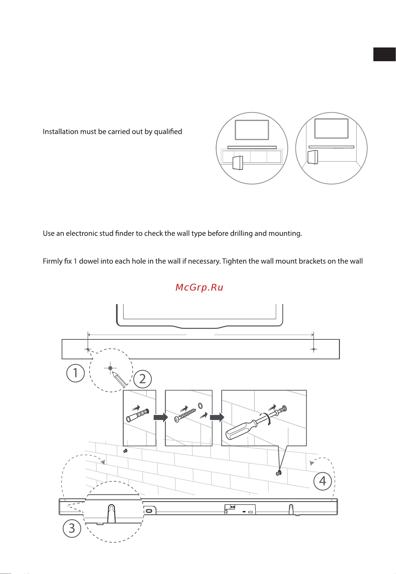 Hisense U3120G [11/40] Placement and mounting