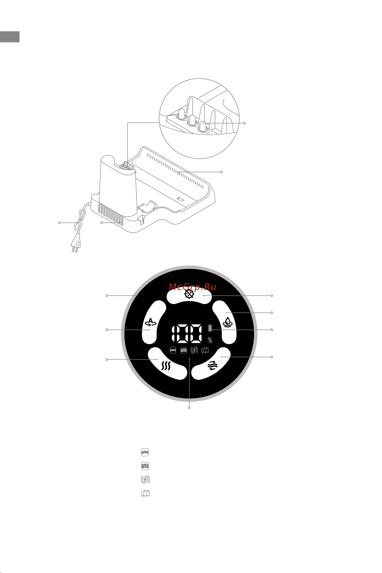 Dreame H12 Pro [163/192] ภาพรวมผล ตภ ณฑ