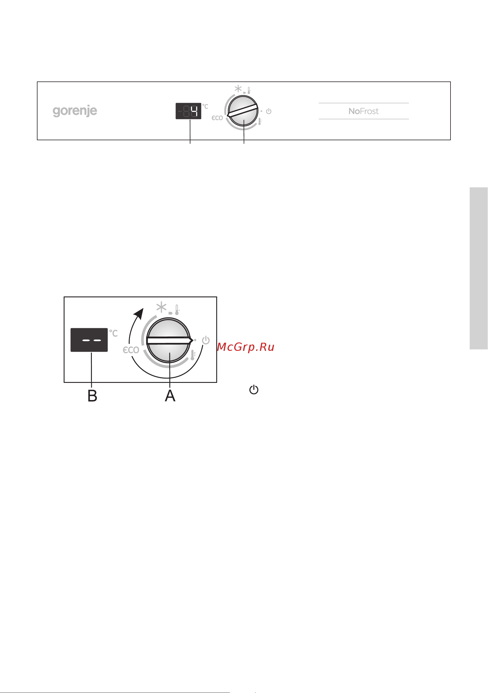Gorenje NRKI418FE0 [17/40] Панель управления 2