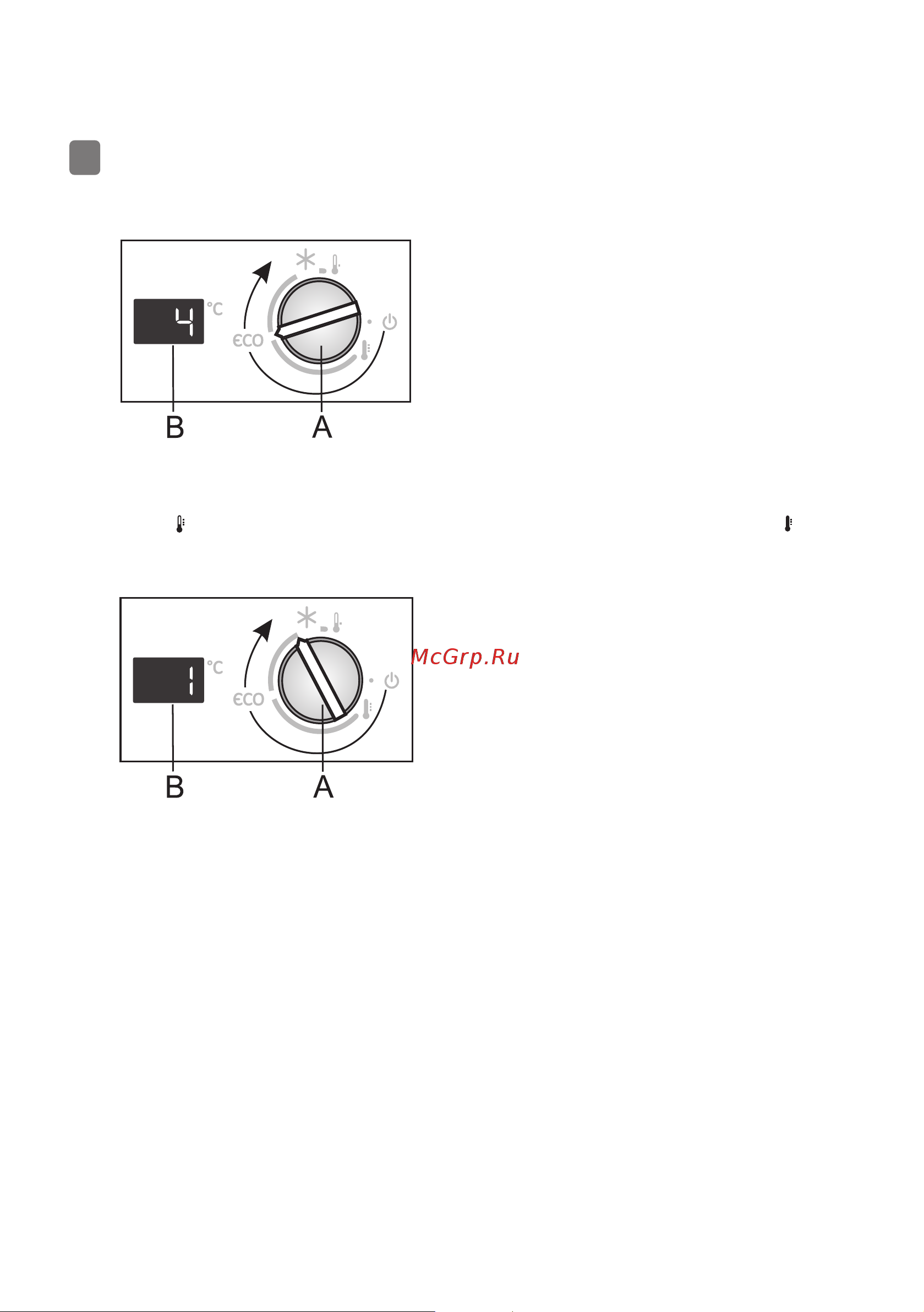 Gorenje NRKI418FE0 [18/40] Установка температуры