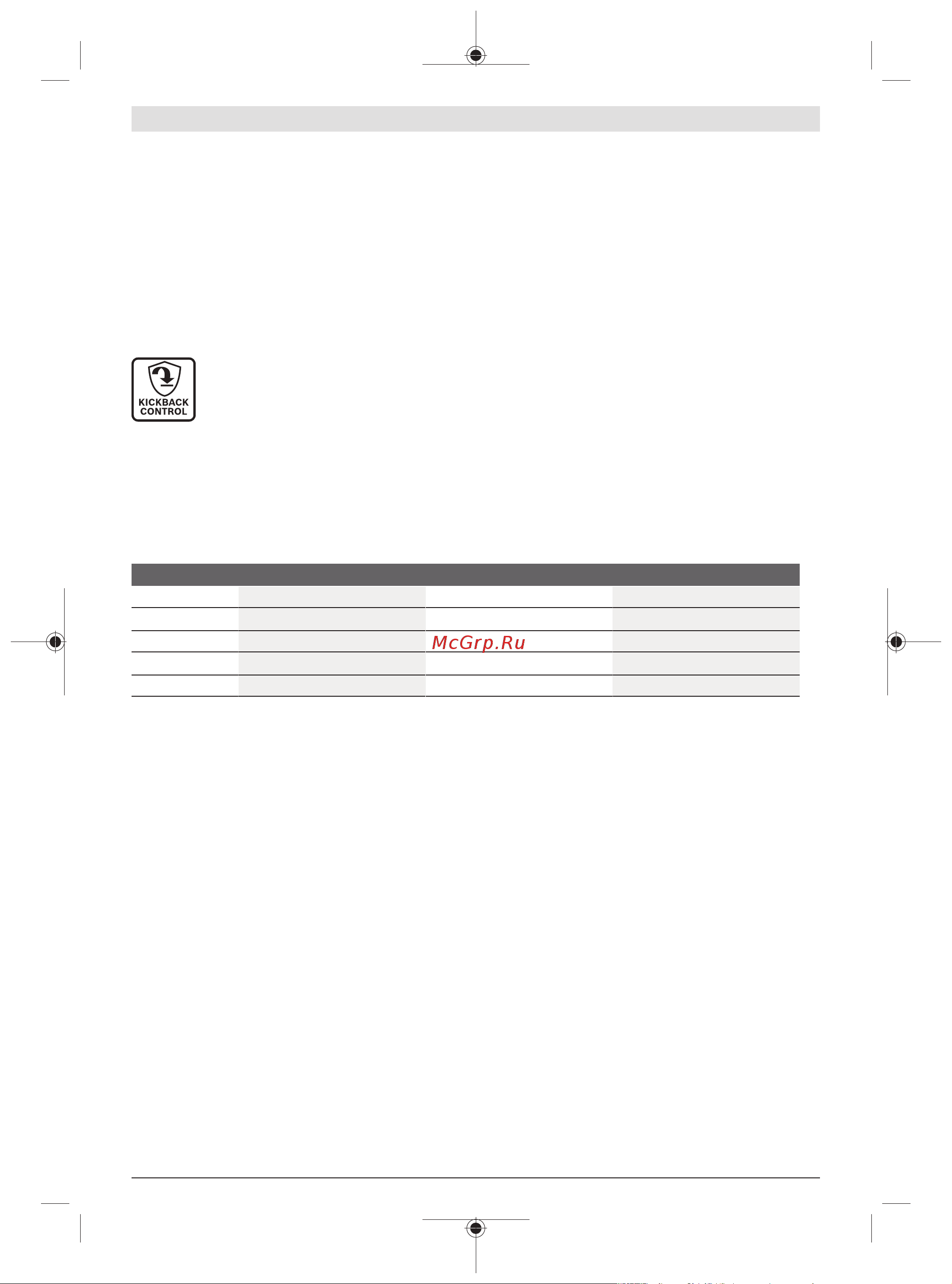 Bosch GWS 700 [219/337] Deconectarea în caz de recul