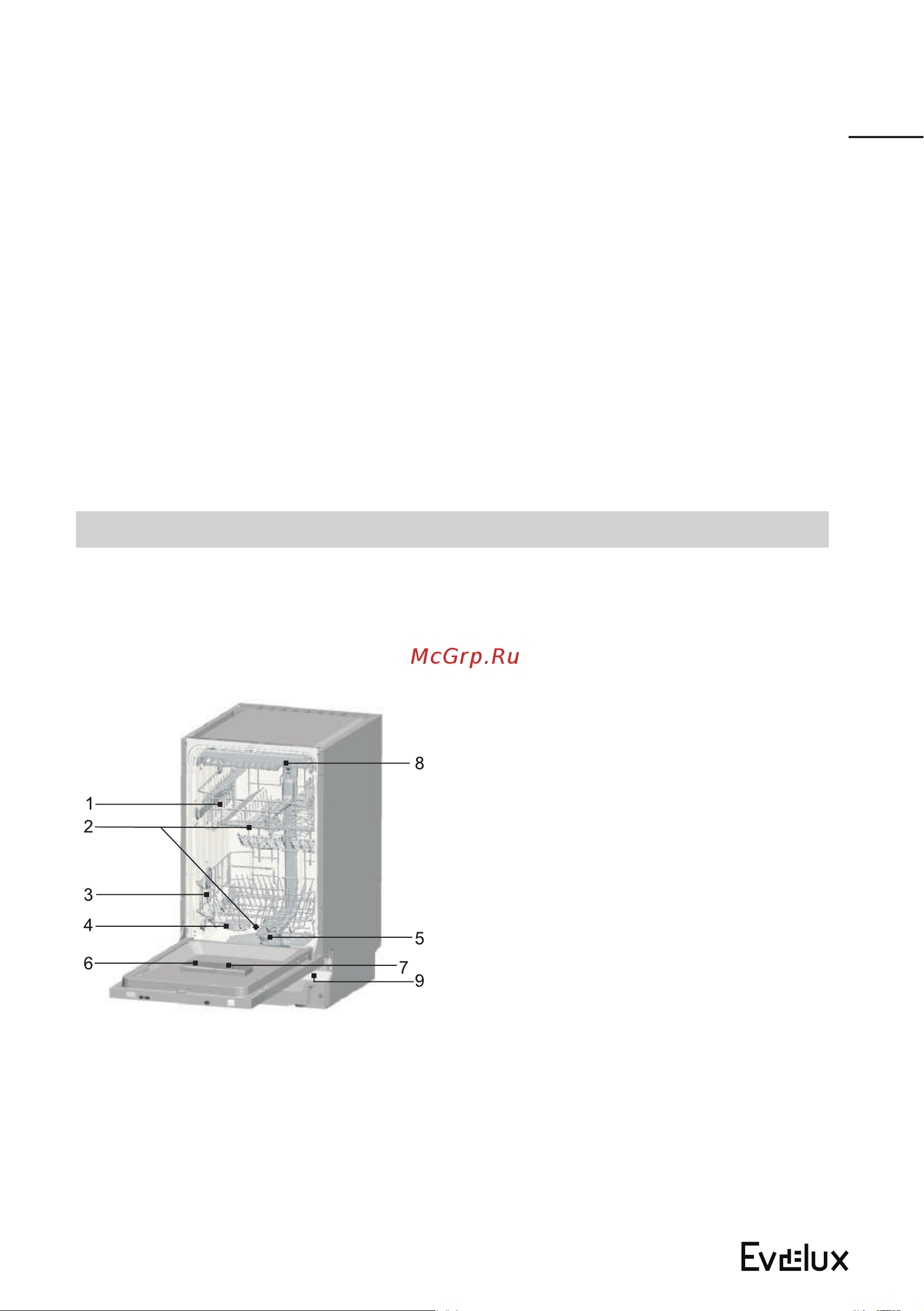 Evelux BD 6147 D [9/48] Описание деталей прибора