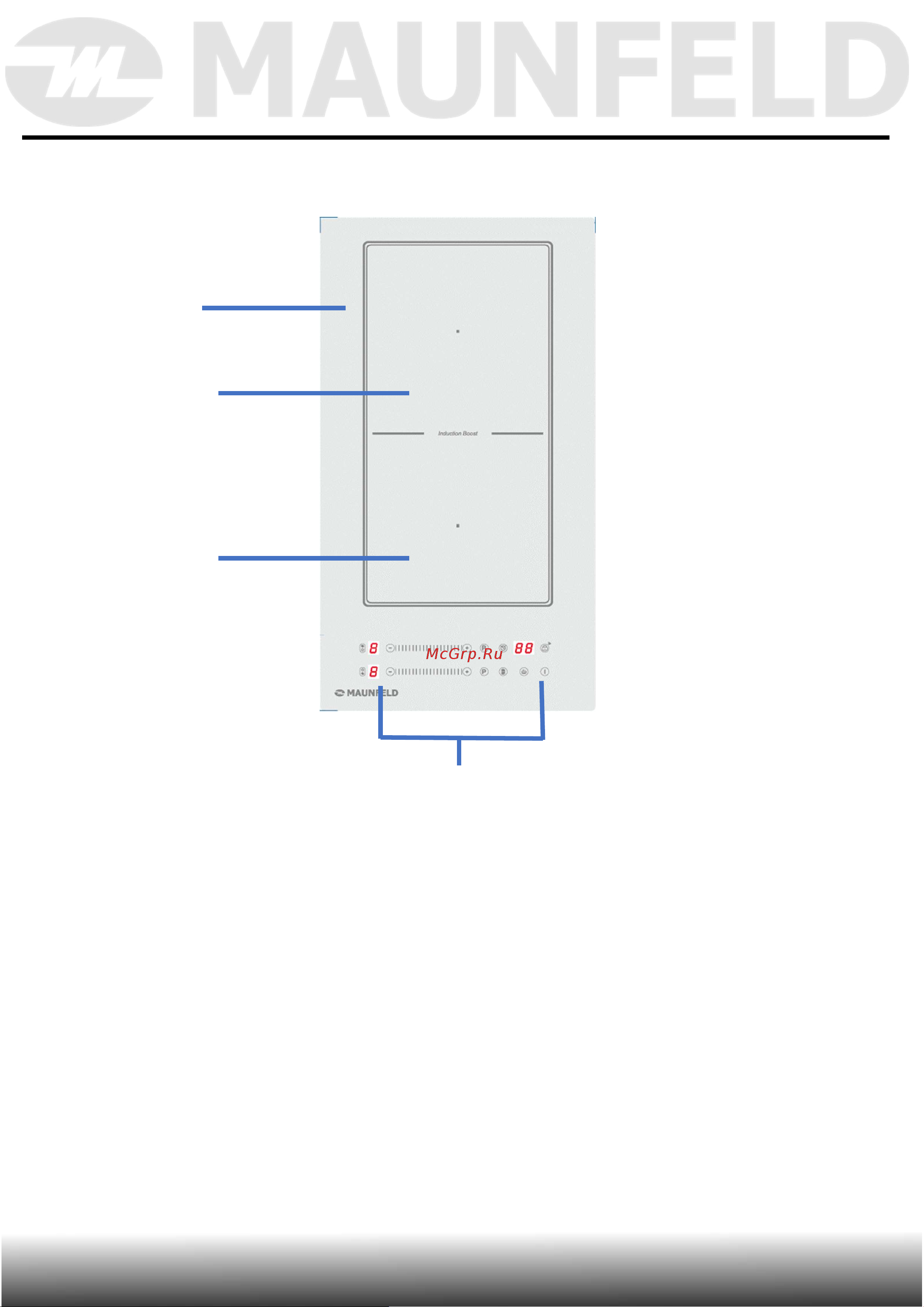 Maunfeld CVI292S2BWH [16/46] Описание прибора