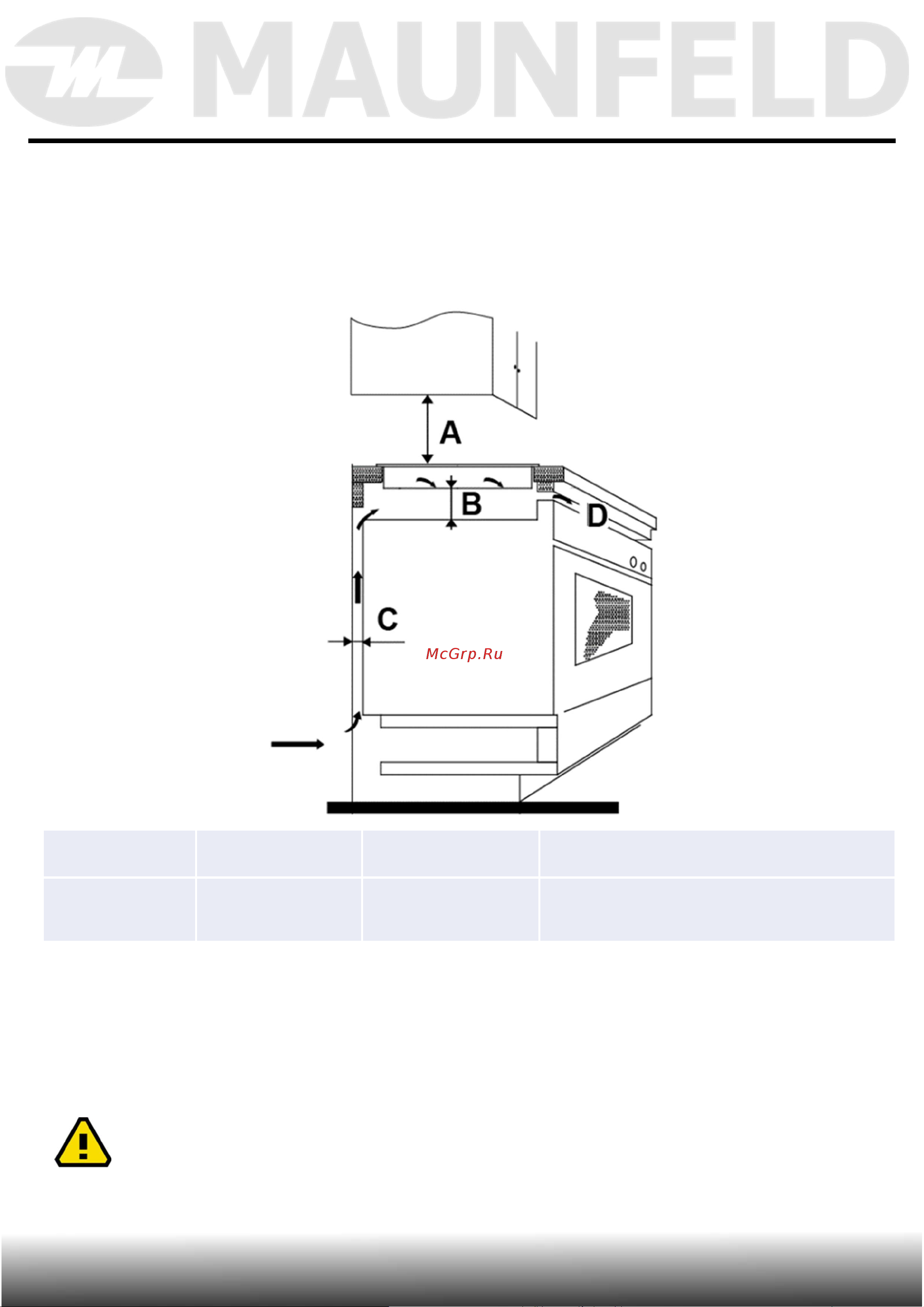 Maunfeld CVI292S2BWH [19/46] Установка прибора