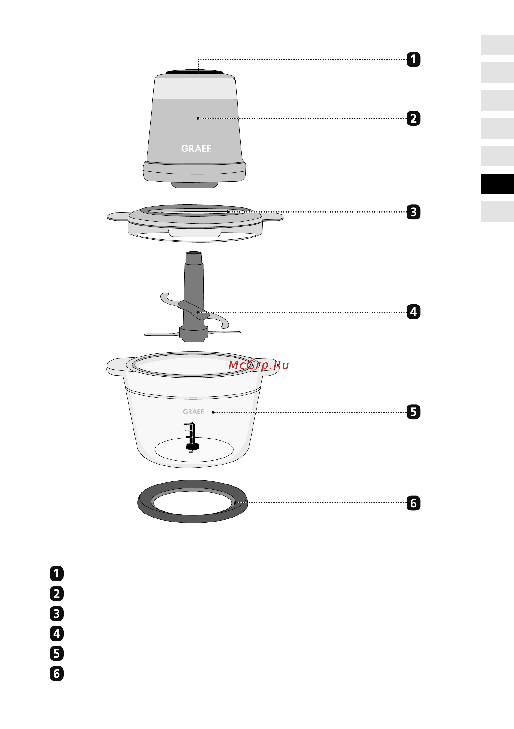 GRAEF CM502EU [59/80] Descripción del producto