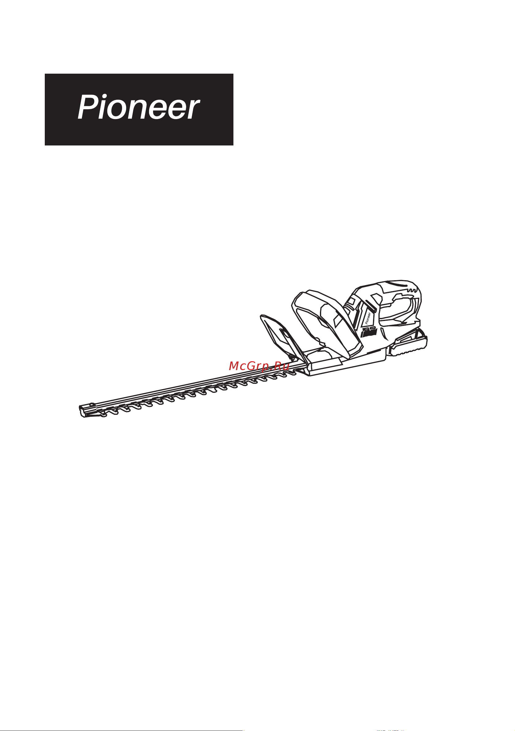 Pioneer BHT-20V20-11B Руководство по эксплуатации онлайн