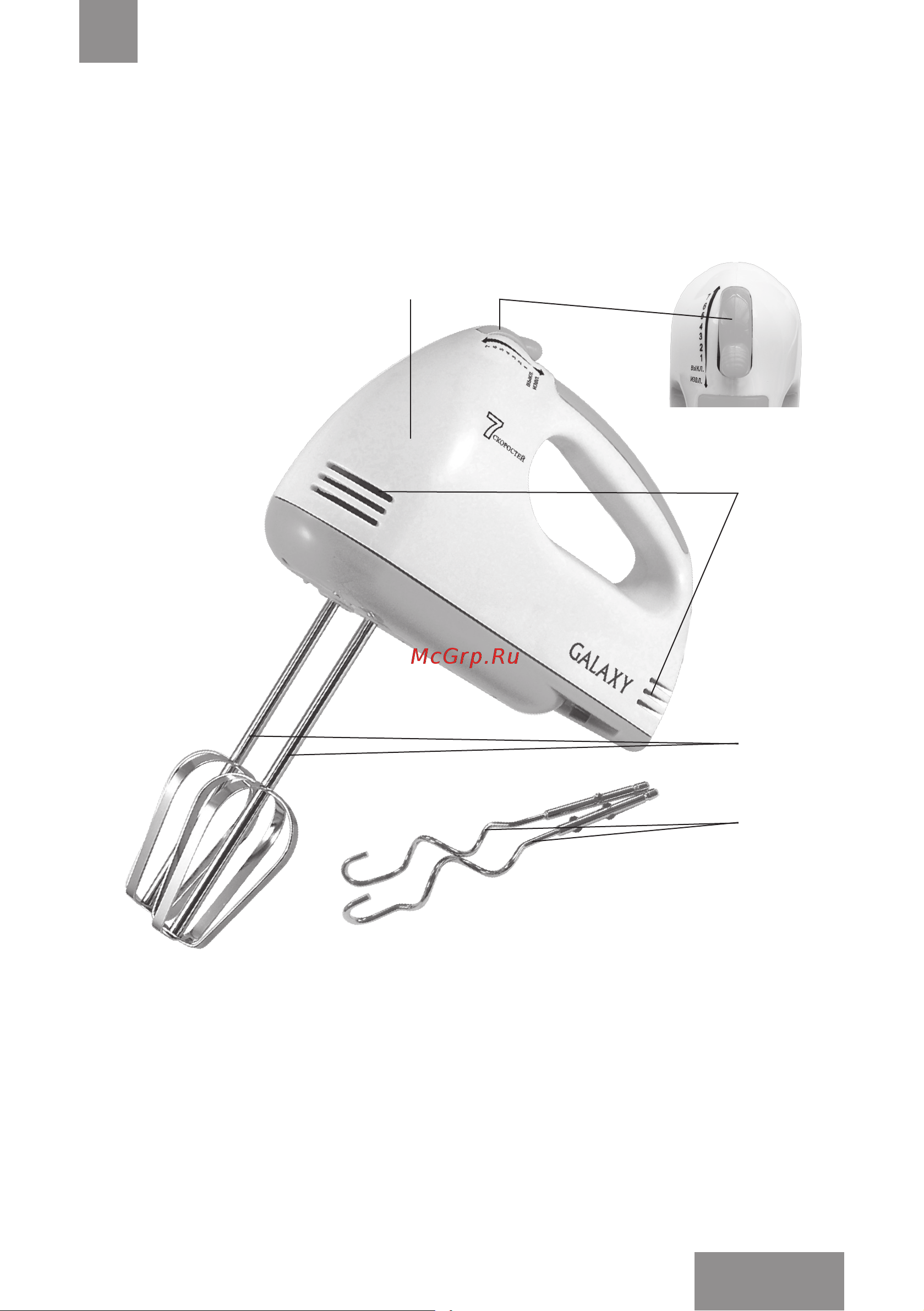 Galaxy Line GL2206 [7/22] Функциональные элементы электроприбора