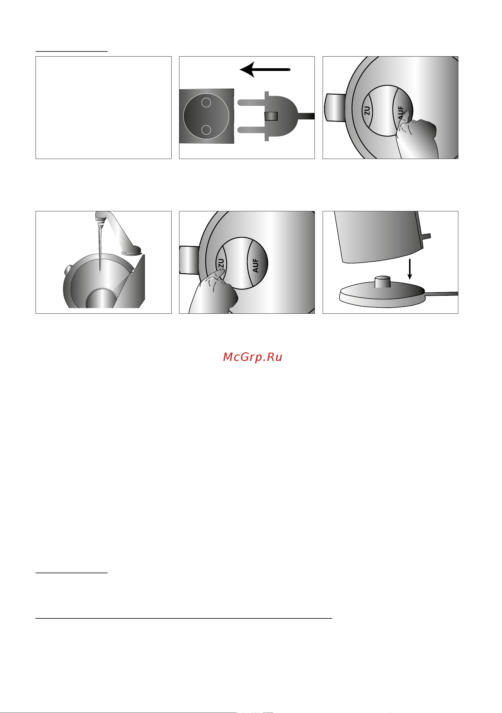 GRAEF WK402EU [16/72] Dry running and overheating protection