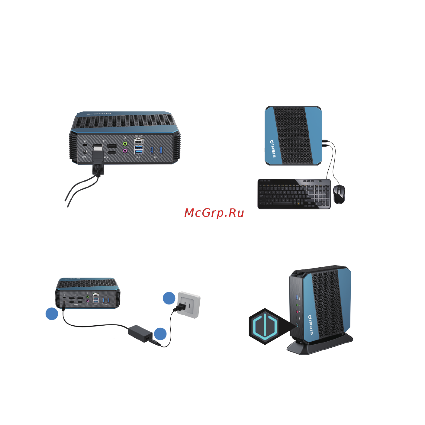 Irbis Smartdesk mini PC IMFPC108 [7/28] Подготовка к работе