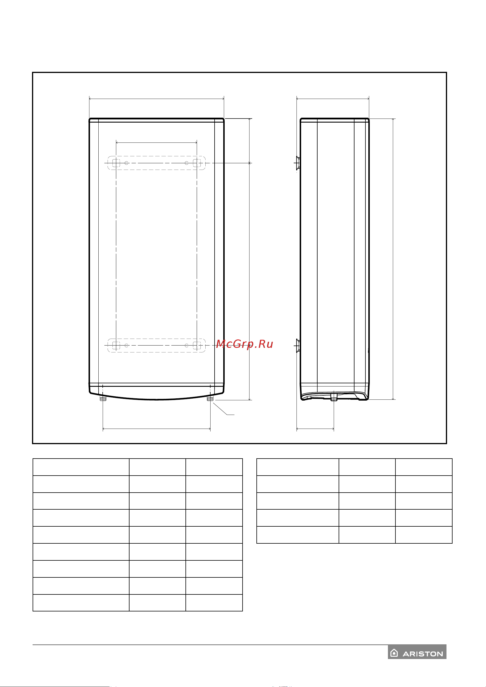 Ariston ABS VLS PRO INOX R 50 [64/65] Installation scheme