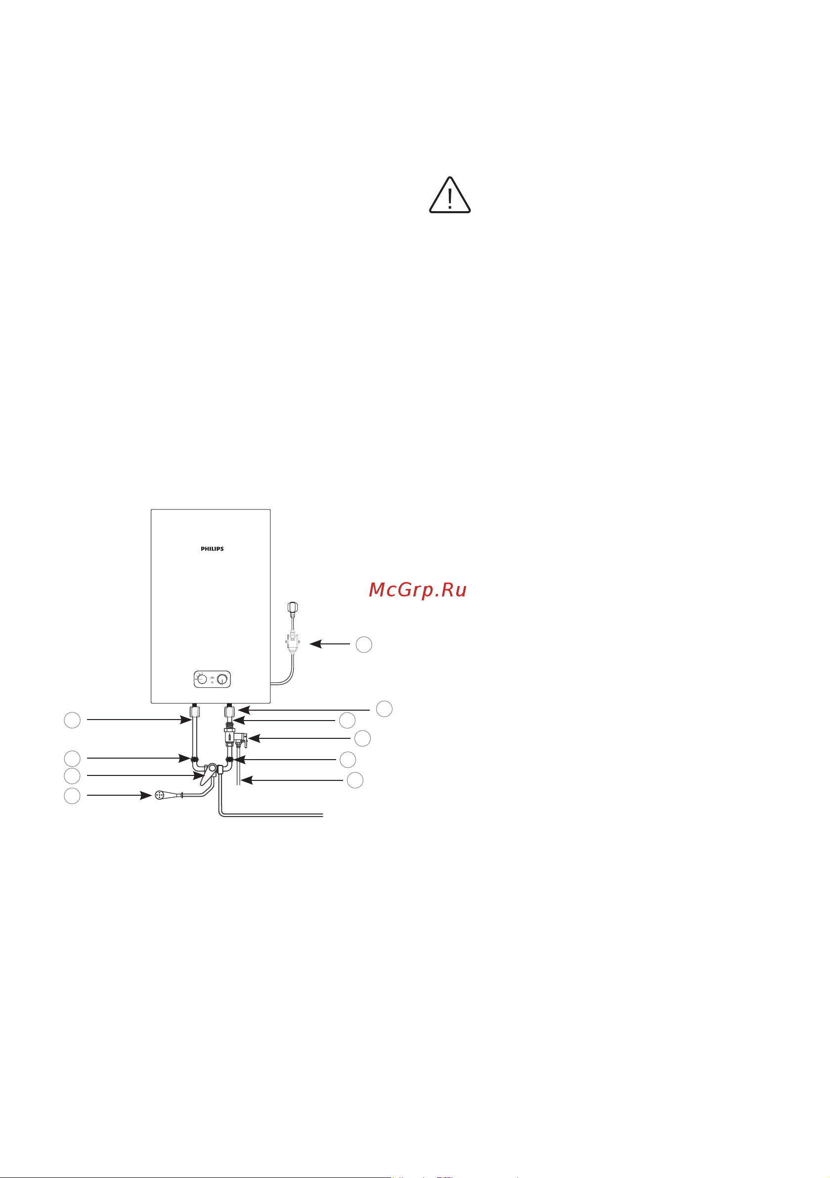 Philips AWH1611/51 (50YA) [10/46] Installation