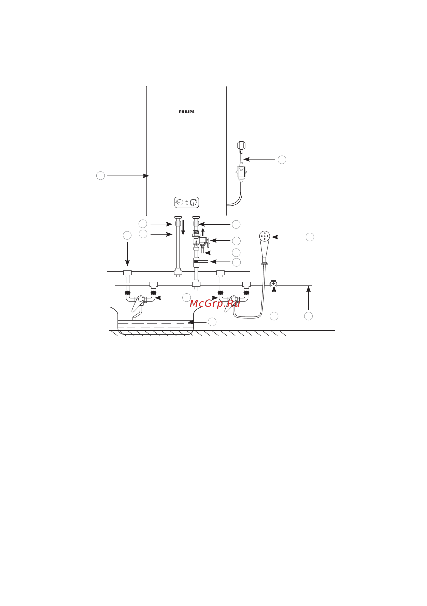 Philips AWH1610/51 (30YA) Руководство по эксплуатации онлайн [11/46] 799861