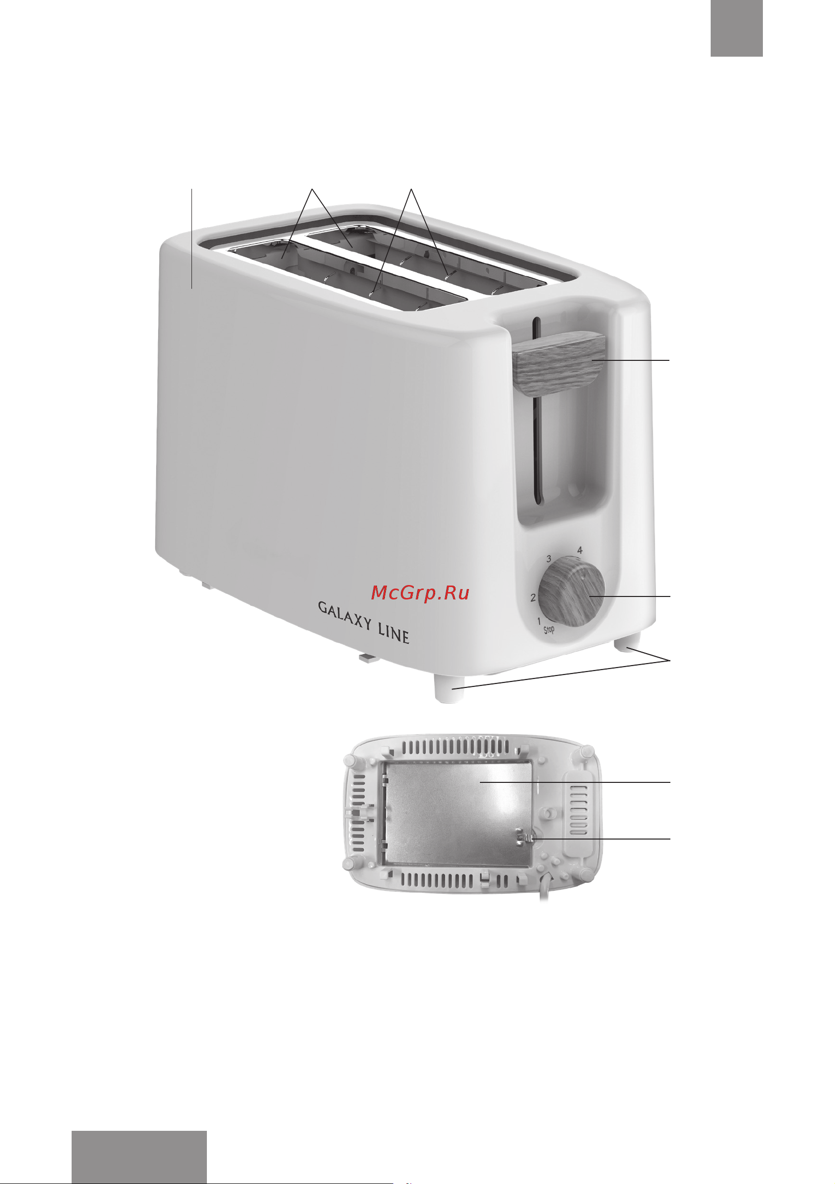 Galaxy Line GL2909 [8/21] Функциональные элементы электроприбора
