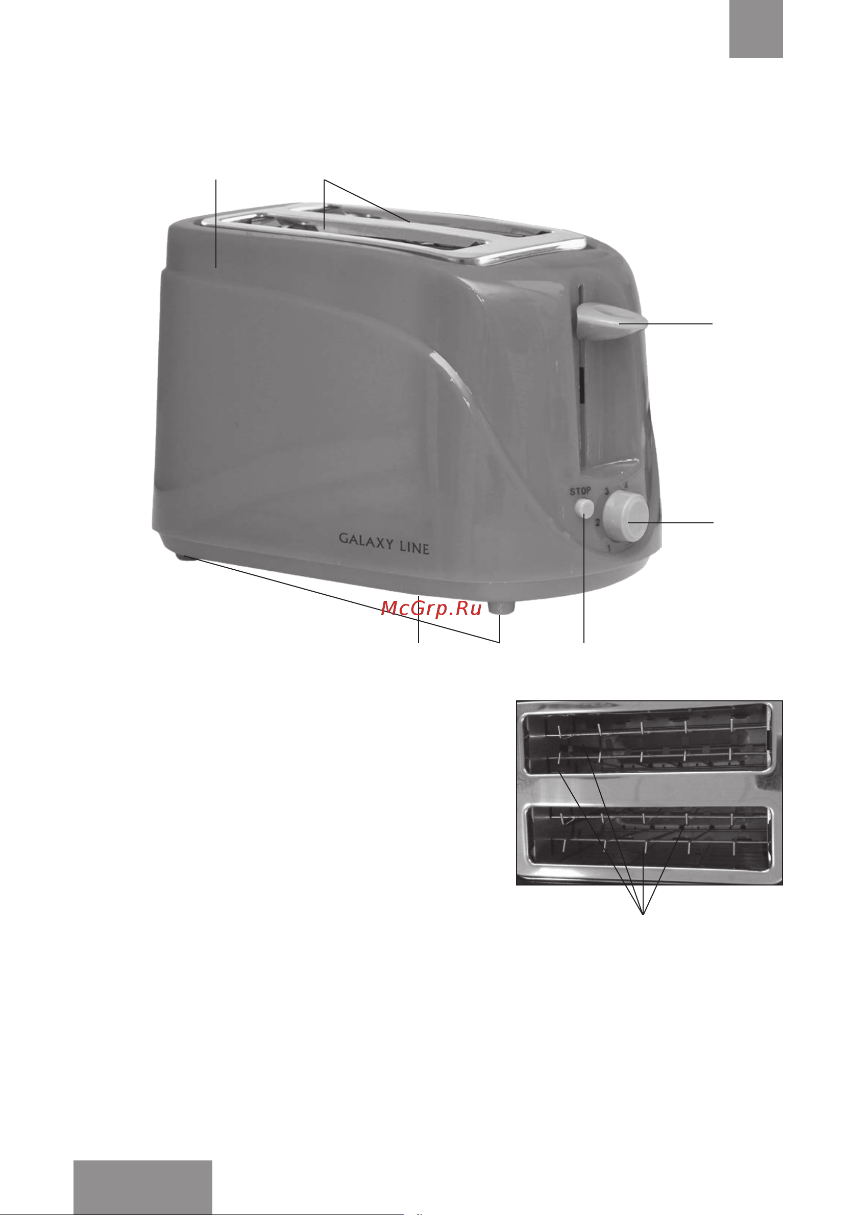 Galaxy Line GL2902 [8/22] Функциональные элементы электроприбора