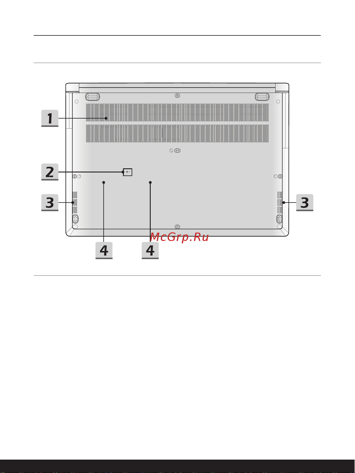 MSI Raider GE66 12UGS-466RU [21/72] Вид снизу