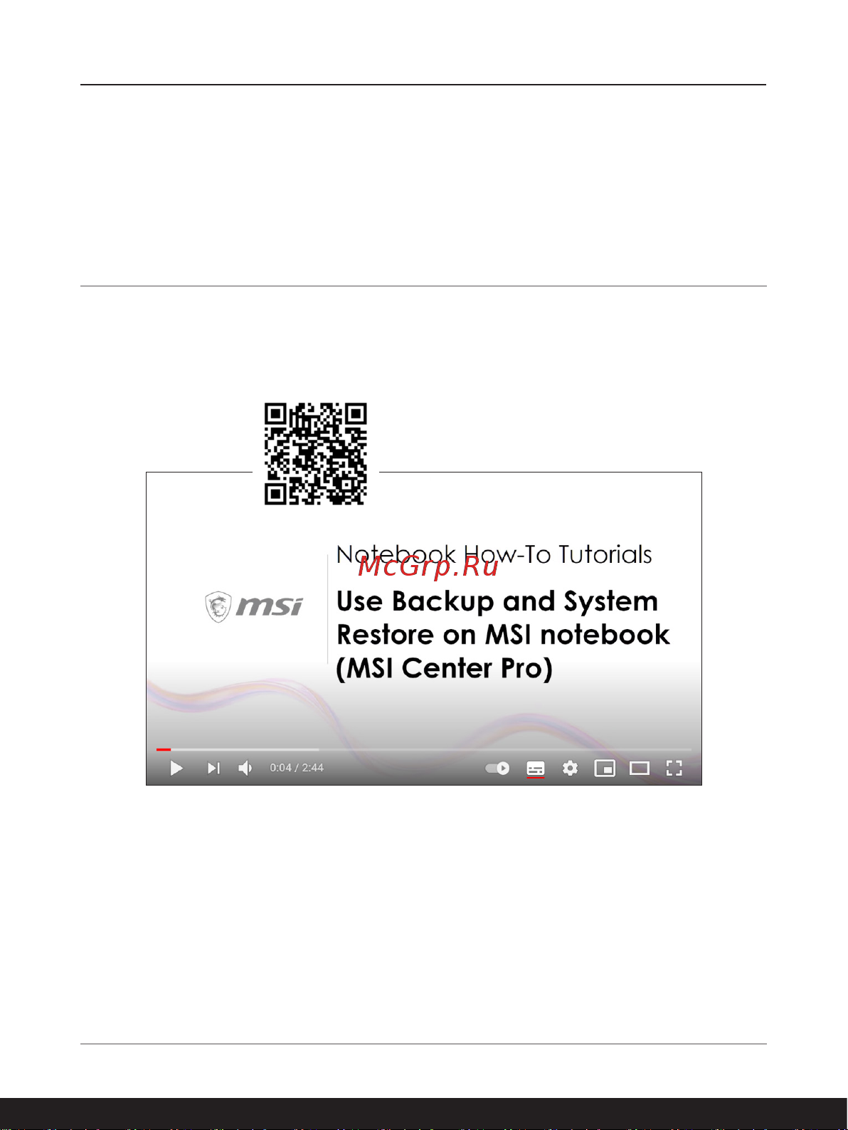 MSI Prestige 15 A12UC-224RU 9S7-16S822-224 [54/64] Видео как восстановить операционную систему windows 10 на ноутбуках msi
