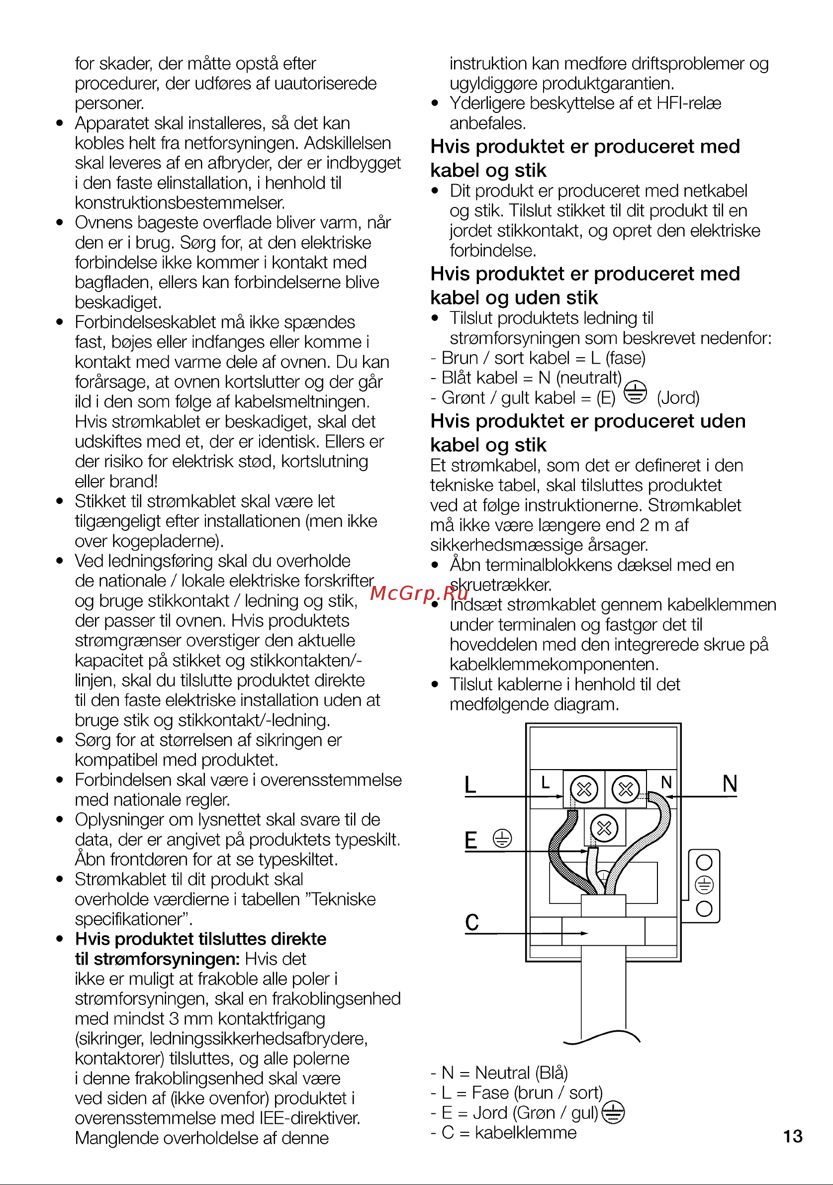 Indesit IFE 3644 J WH Руководство по эксплуатации онлайн [13/88] 800256