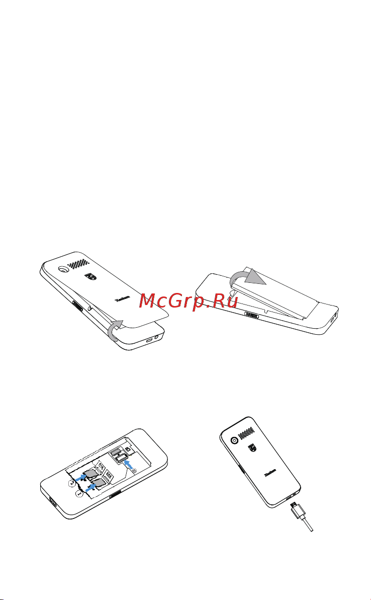 Philips черный Xenium Е6500 [3/14] Подготовка к эксплуатации