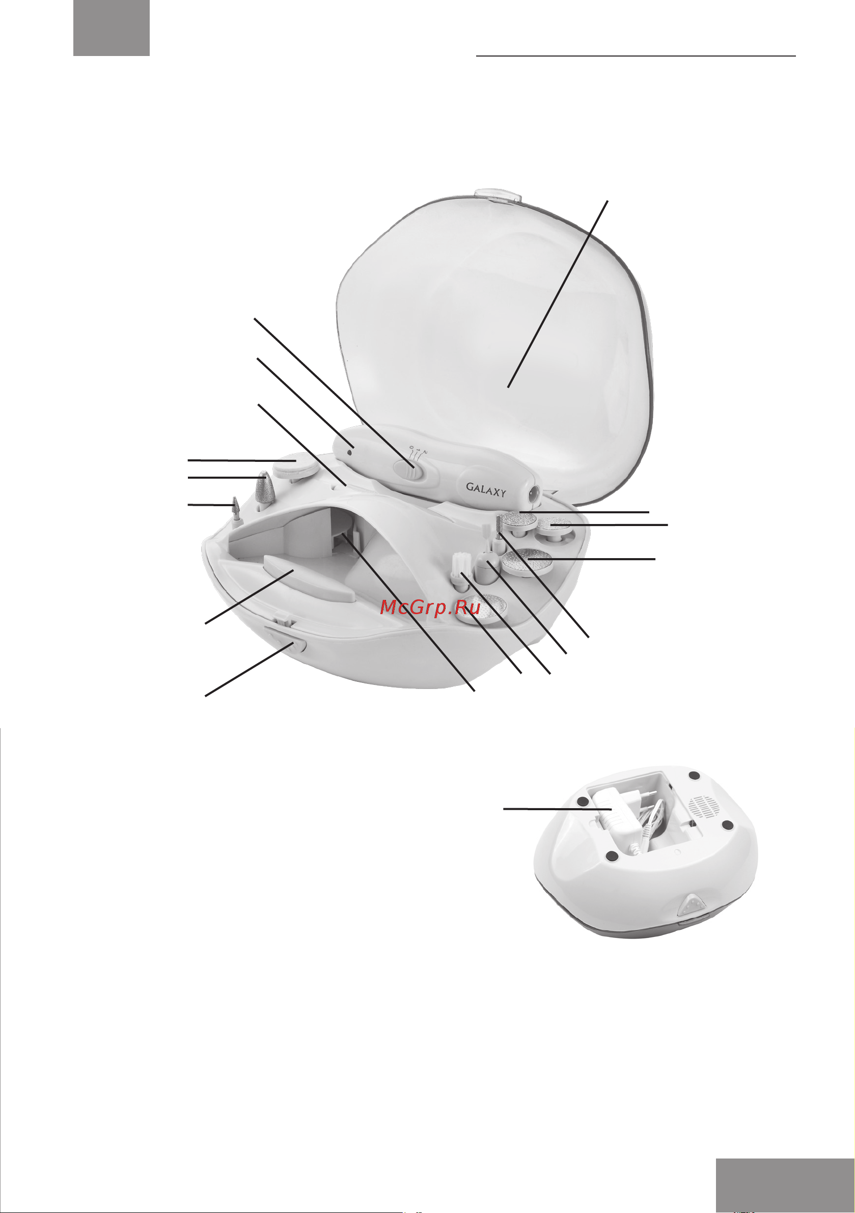Galaxy Line GL4910 [3/18] Функциональные элементы электроприбора