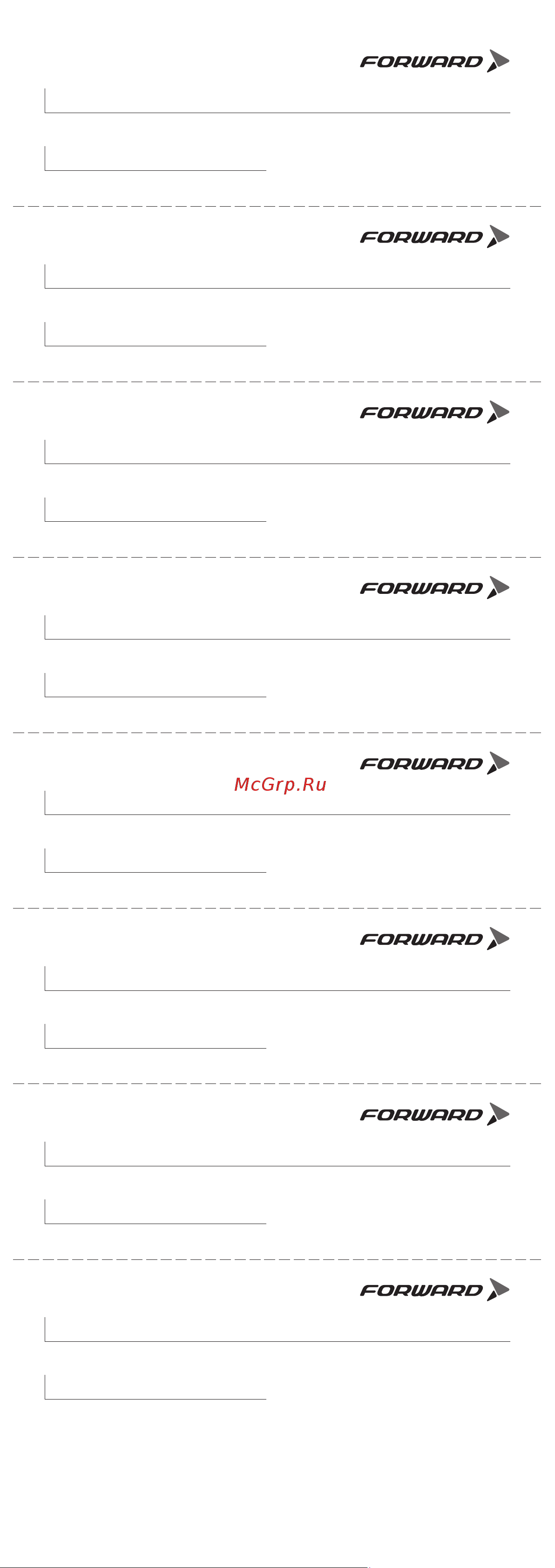 Forward RBK22FW24589 [48/52] Руководство по эксплуатации велосипеда