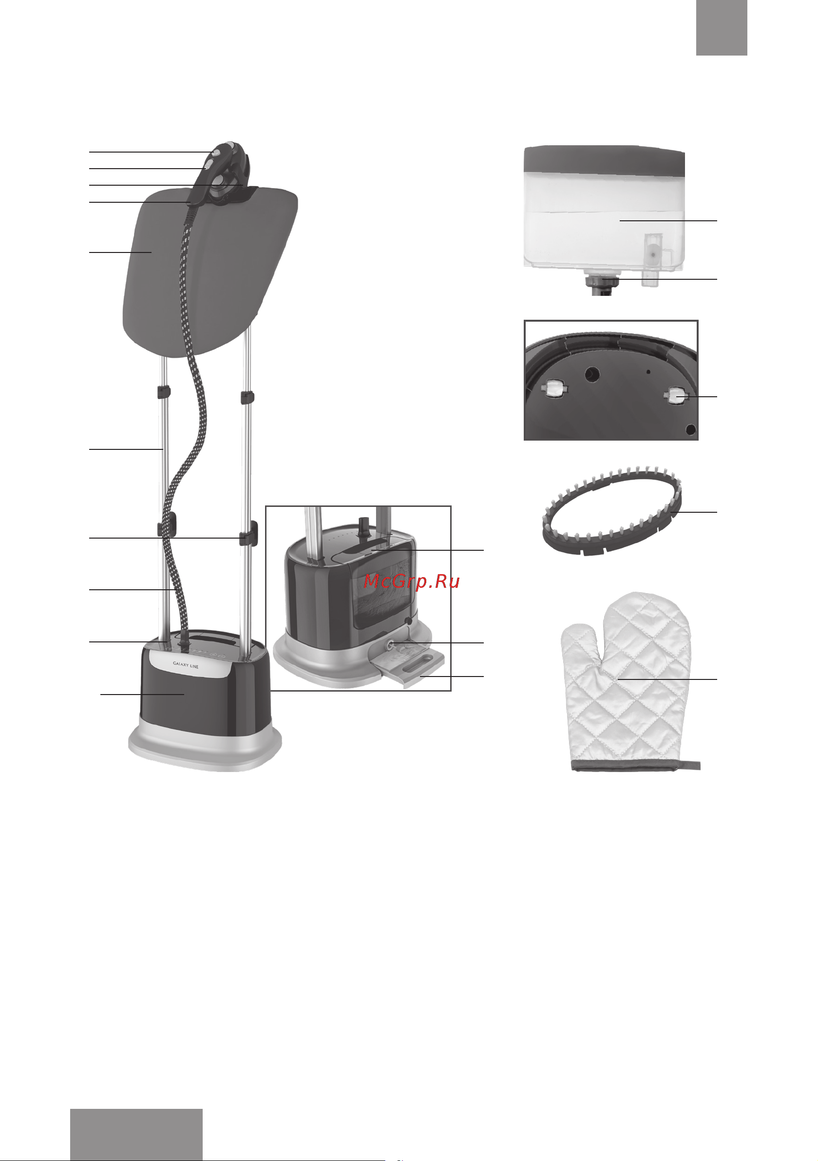 Galaxy LINE GL6209 [8/38] Функциональные элементы электроприбора