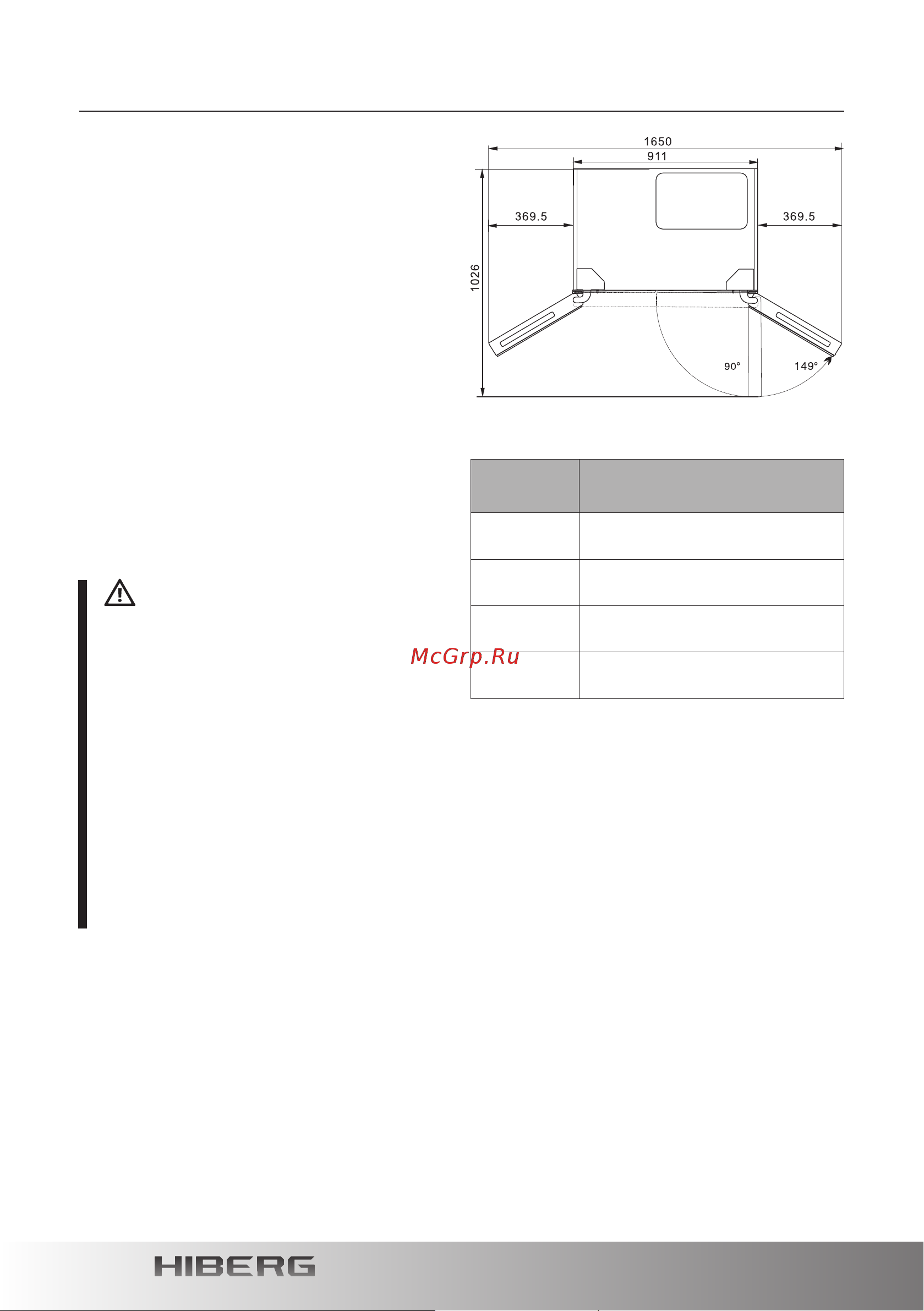 Hiberg RFQ-500DX NFGW [10/32] Установка