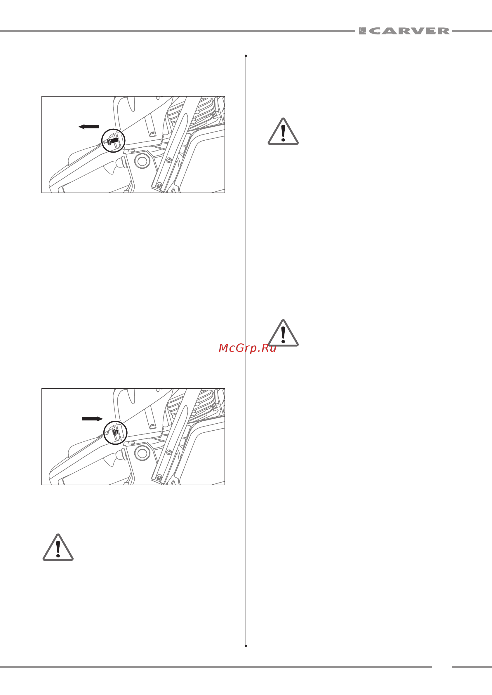 Carver gcs 58/300 (3,2 л.с., d300/25,4, рез сухой/мокрый, easystart) 01.004.00058 Руководство по эксплуатации онлайн [15/28] 834293