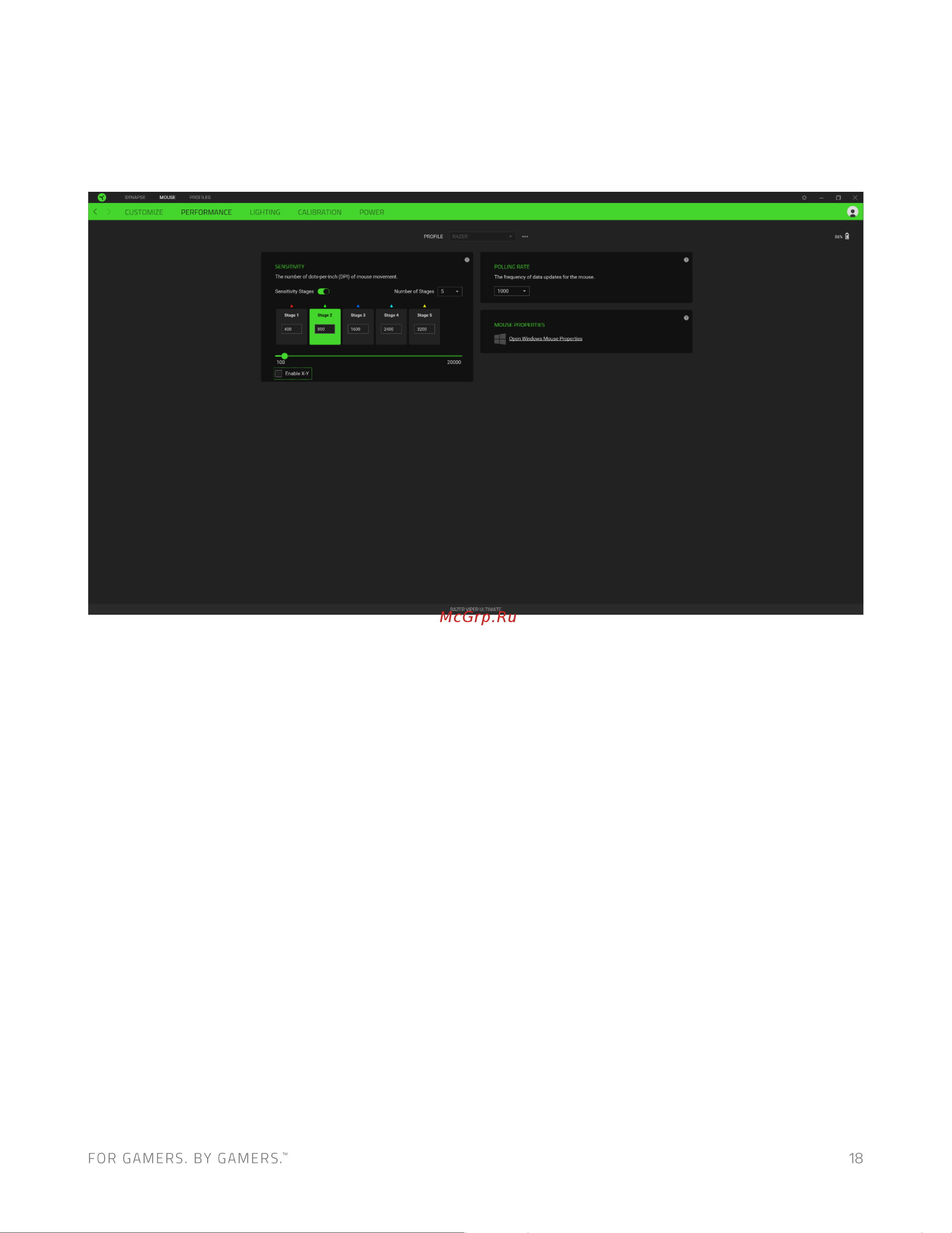 Razer Viper Ultimate & Mouse Dock Pink (RZ01-03050300-R3M1) Руководство по эксплуатации онлайн [19/32] 800511