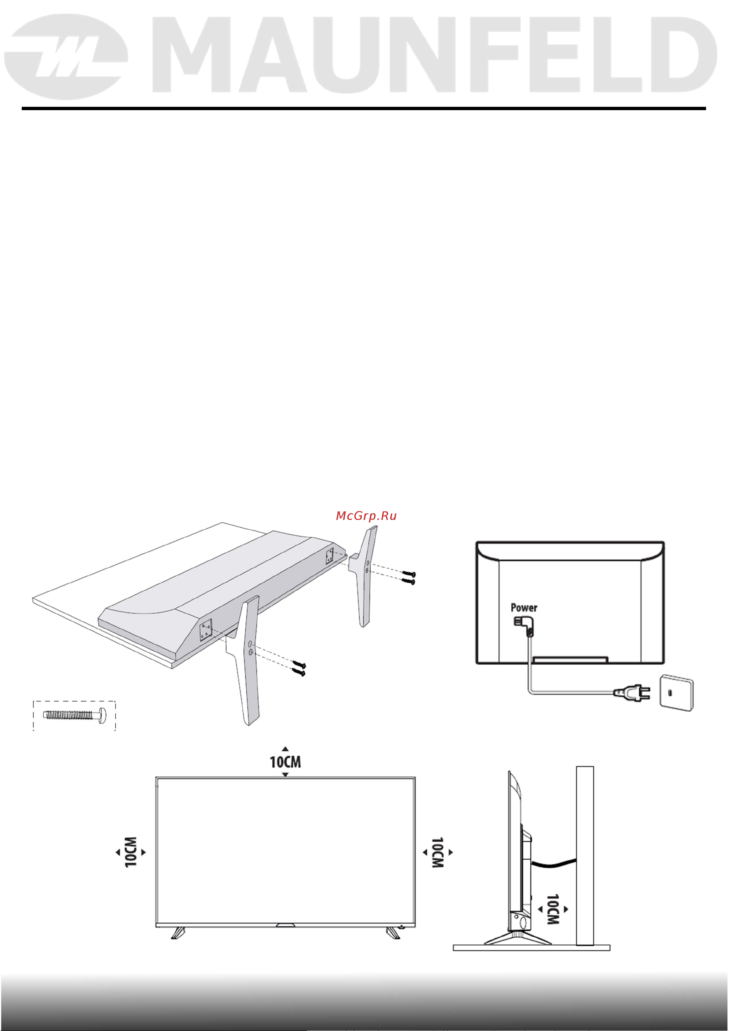 Maunfeld MQT75USD03 [14/48] Установка и подключение
