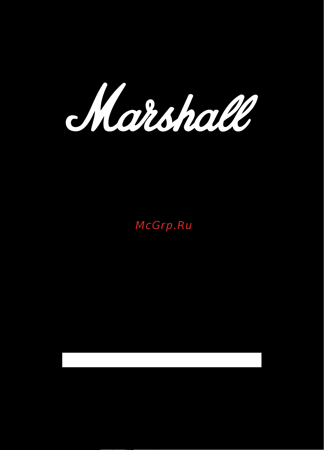Marshall Major 4 Руководство по эксплуатации онлайн