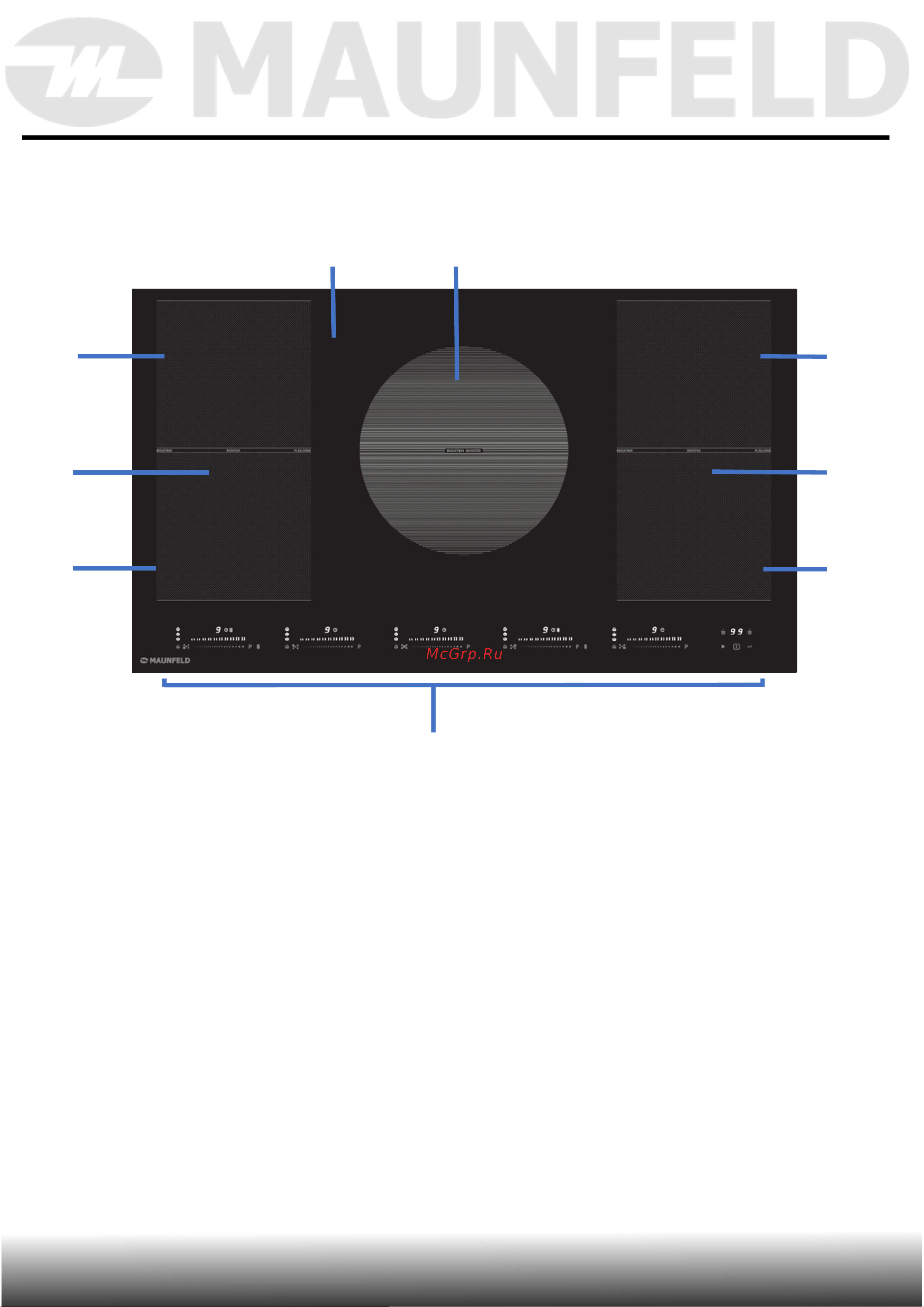 Maunfeld CVI905SFBK LUX [14/44] Описание прибора