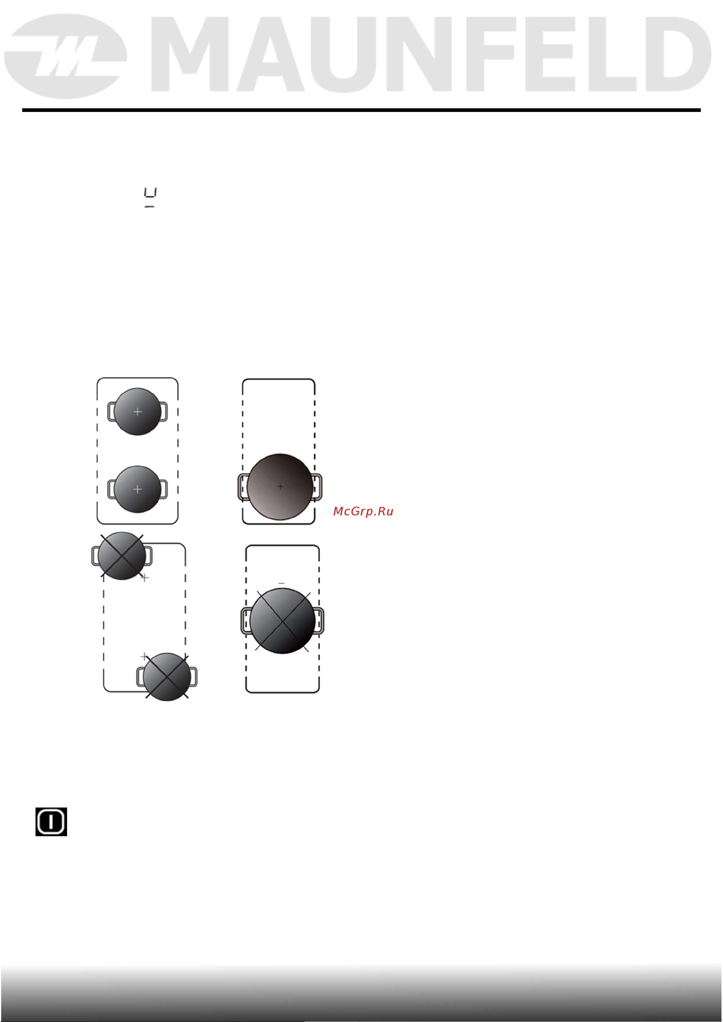 Maunfeld CVI905SFBK LUX [27/44] Эксплуатация прибора