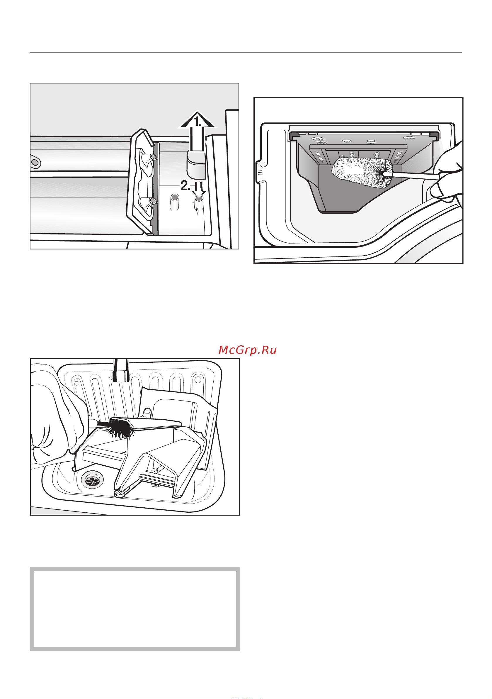 Miele WTD 280 WCS [59/108] Очистка сифона и канала