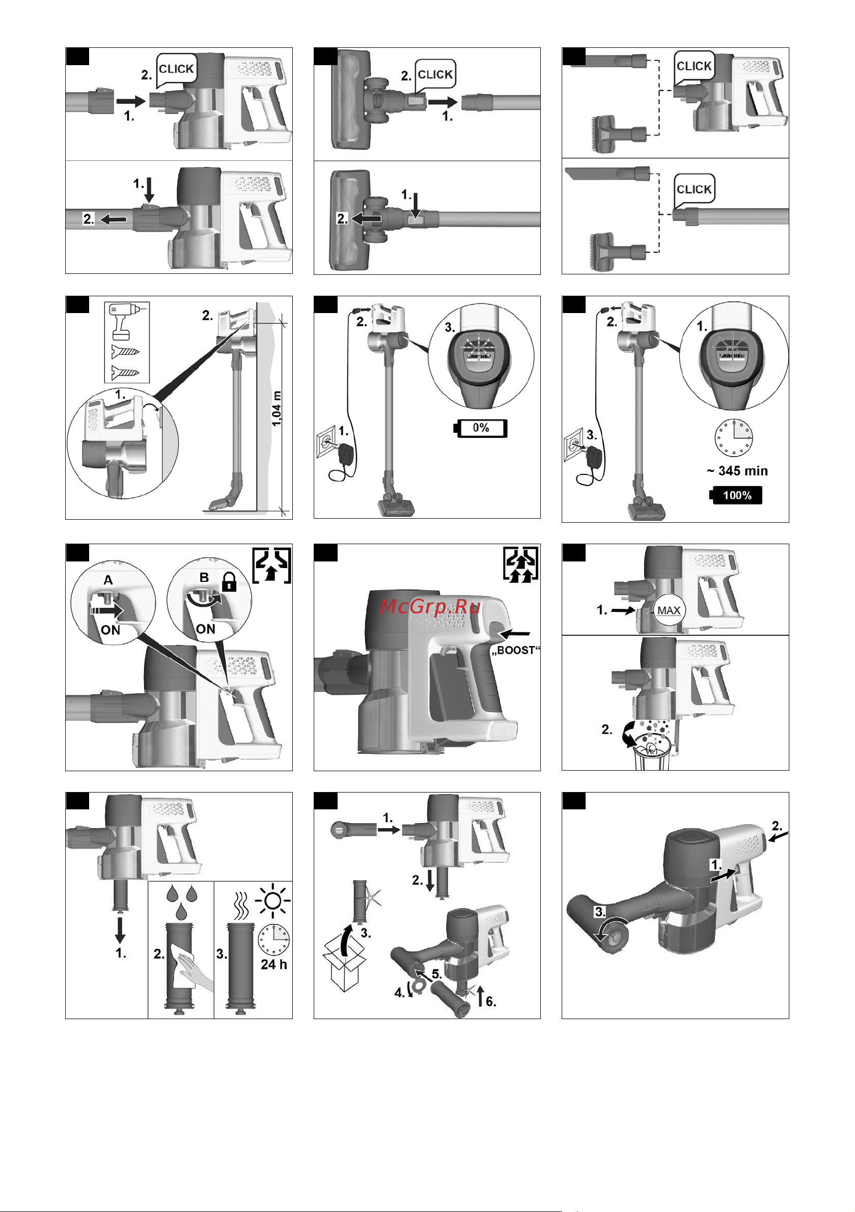 Karcher VC 4 Cordless myHome Pet Руководство по эксплуатации онлайн [3/160] 800742