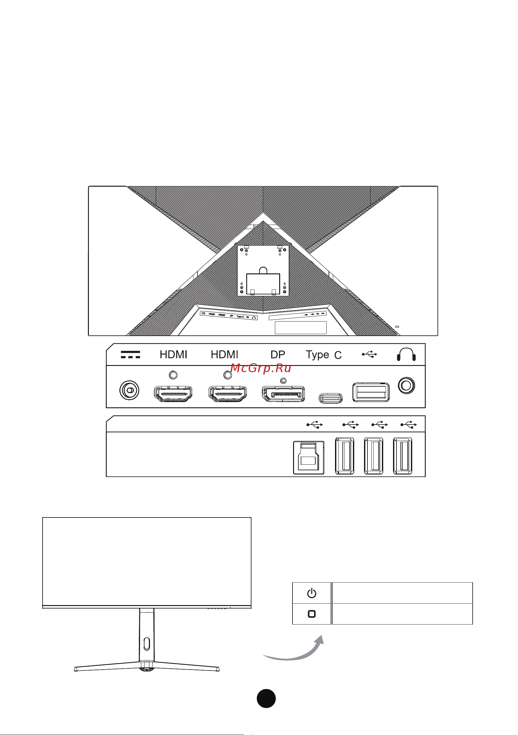 Machenike MK32UG144S2RU [27/30] Пoдключeниe мoнитopa к пк