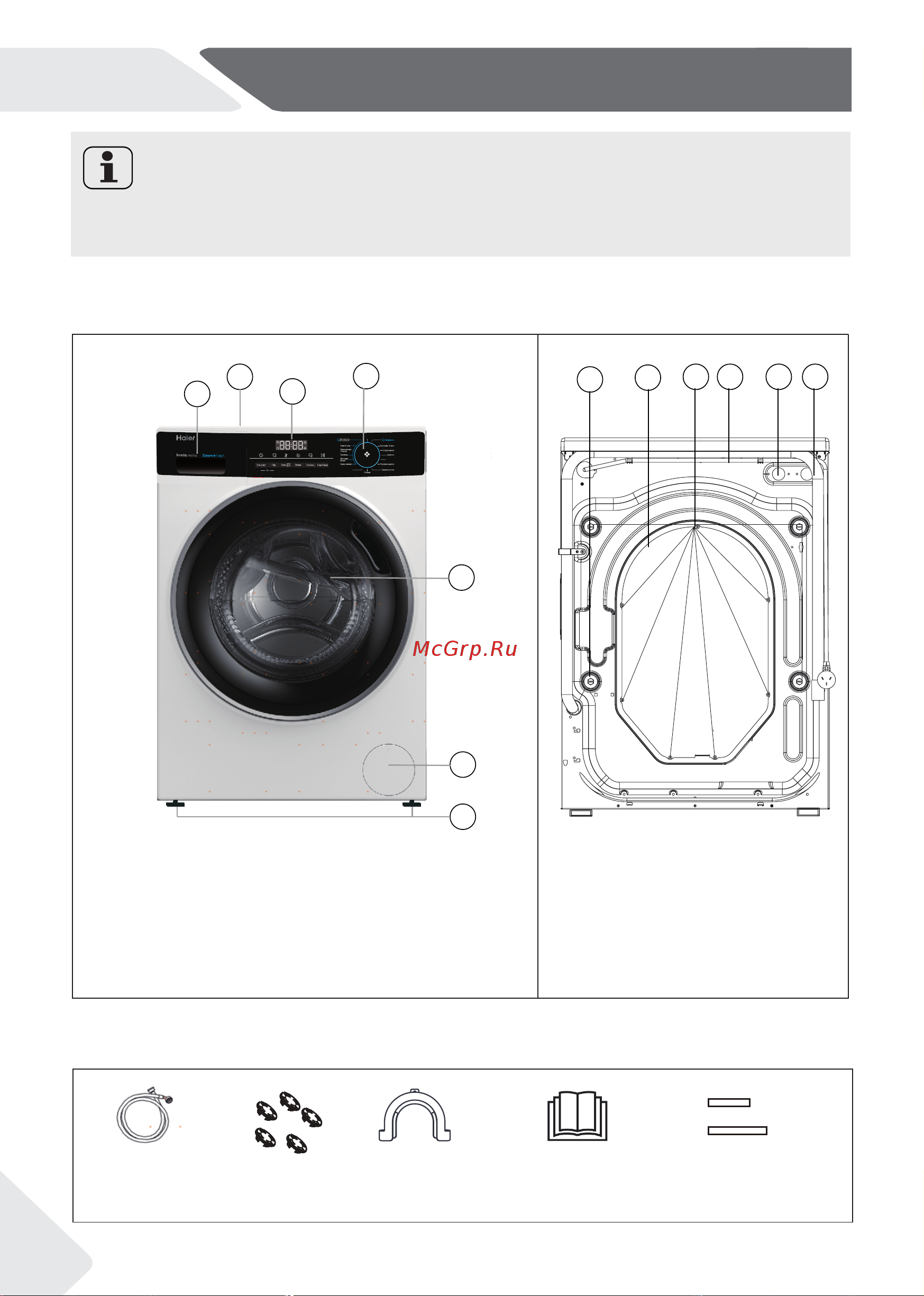 Haier HW90-BP14929AS [40/68] Ескертпе