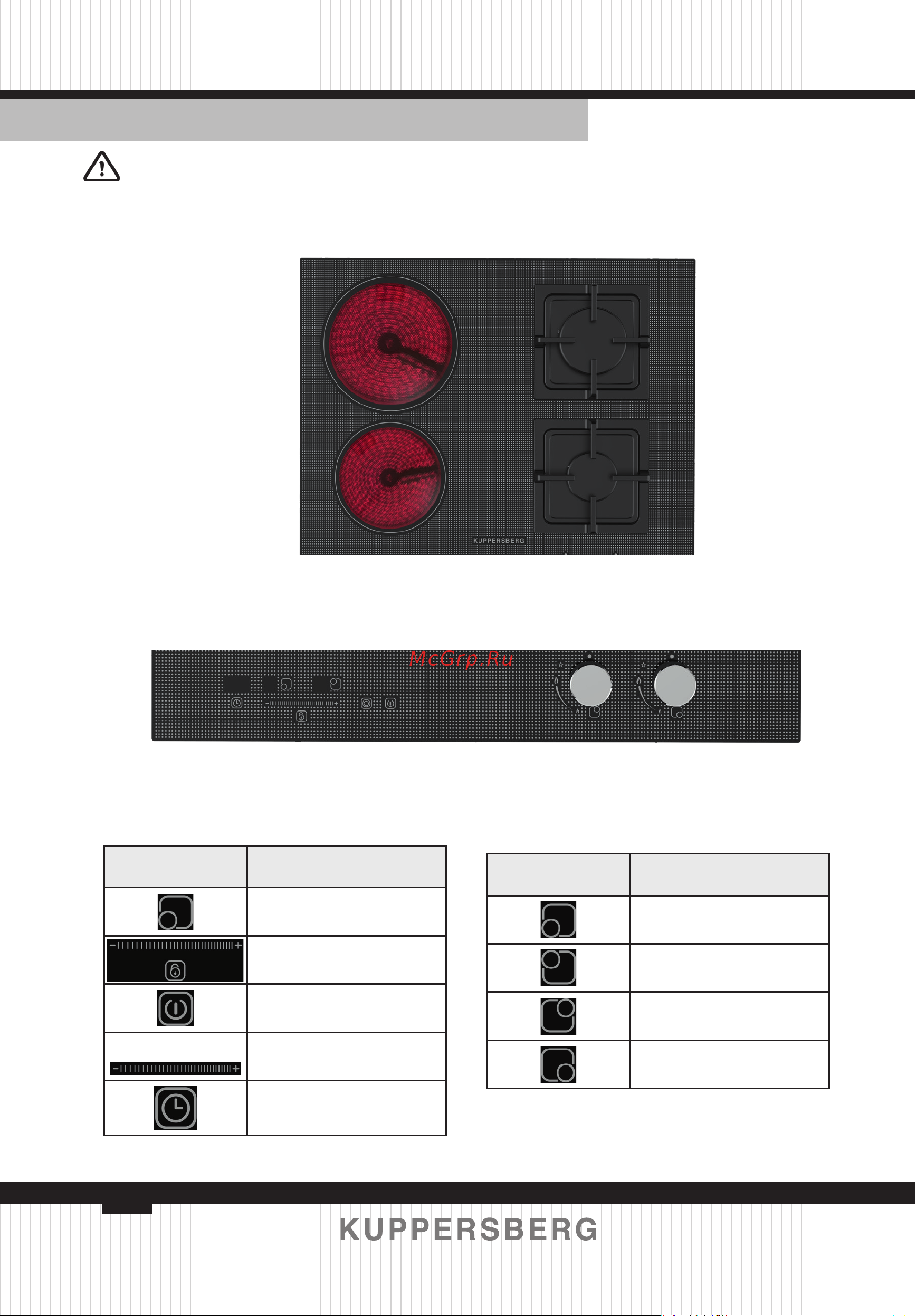 Kuppersberg EGS 600 [30/76] Product overview