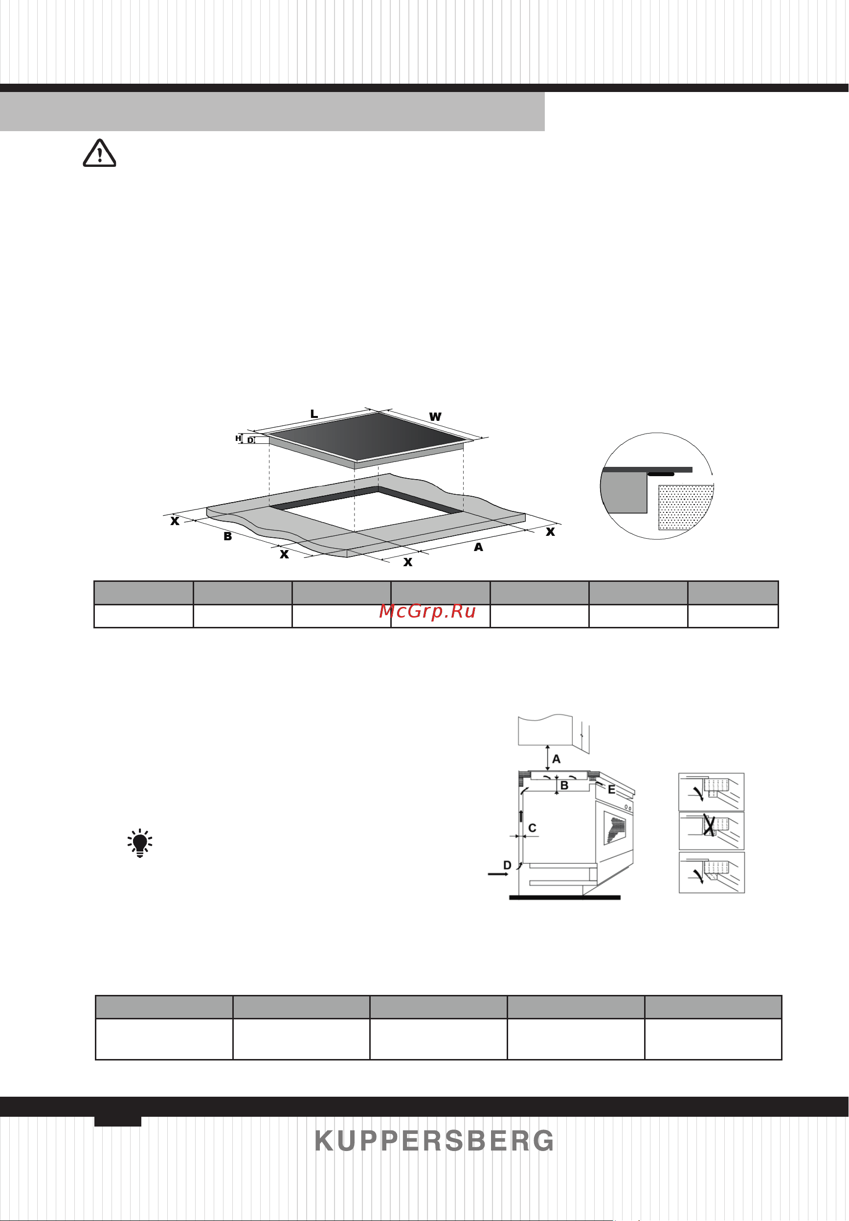 Kuppersberg EGS 600 [58/76] Поиск и устранение неисправностей