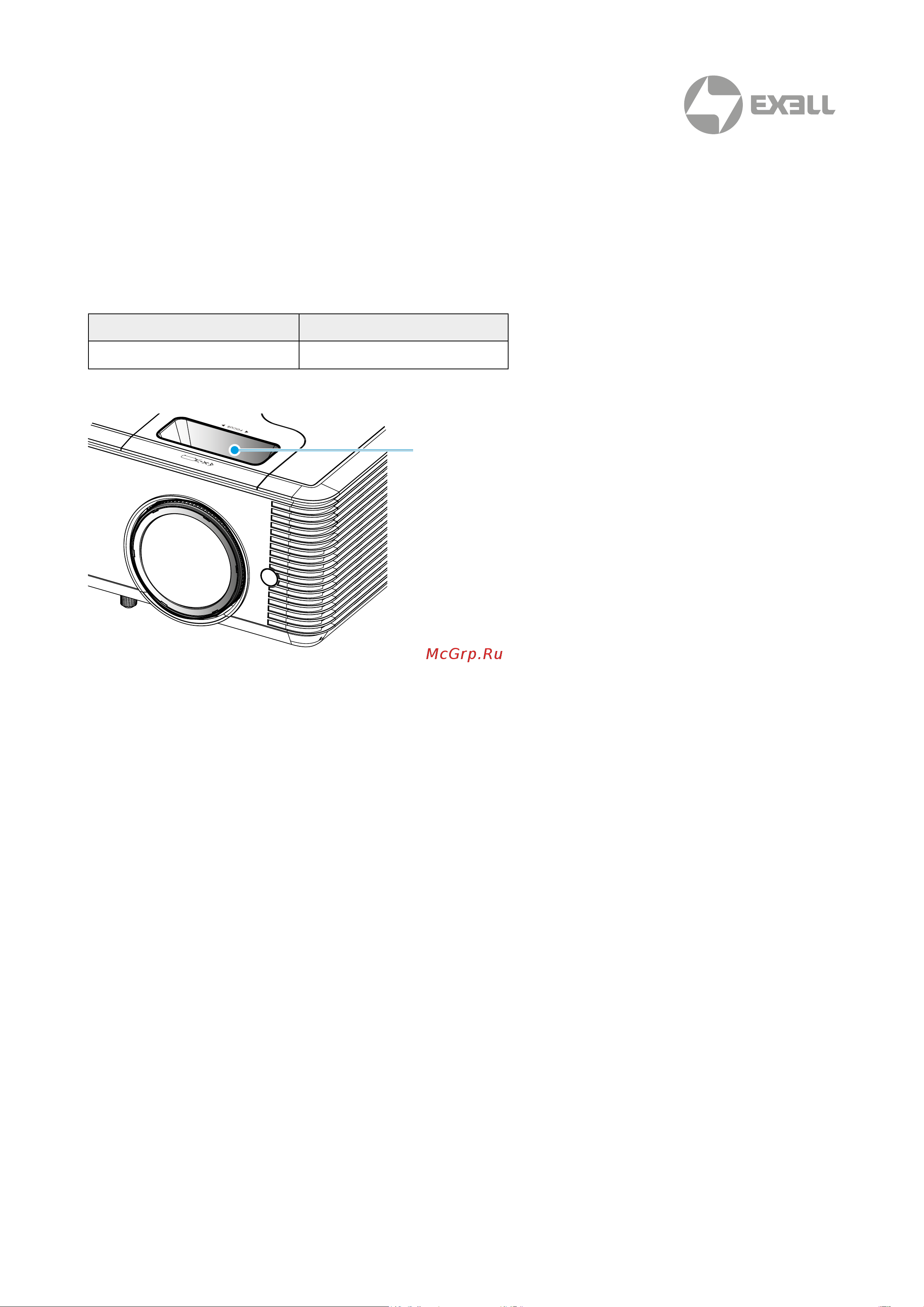 Exell EXD202ST [18/81] Настройка фокуса масштаба проектора