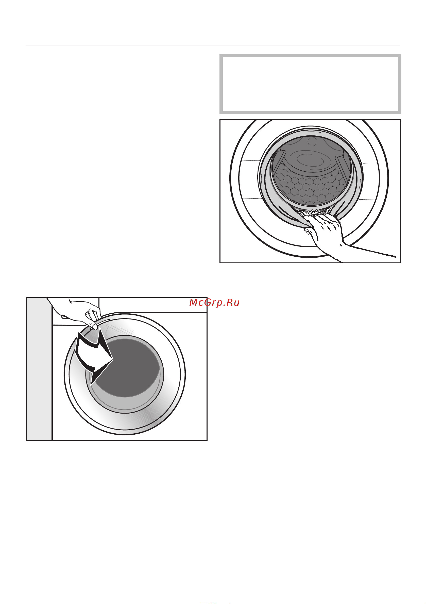 Miele WWD 660 WCS [34/100] Открытие дверцы и извлече ние белья
