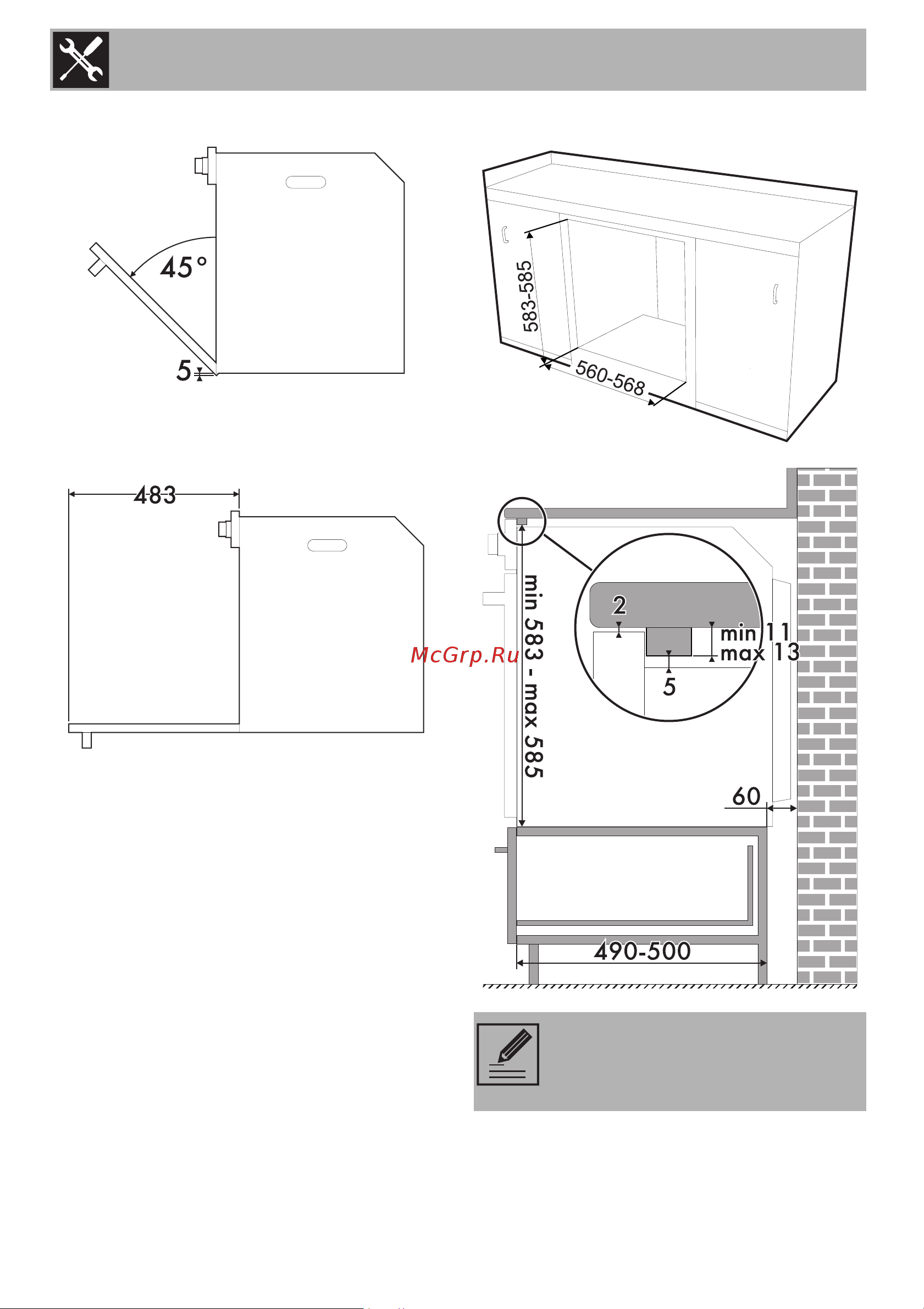 Smeg SF6301TN [50/52] Установка